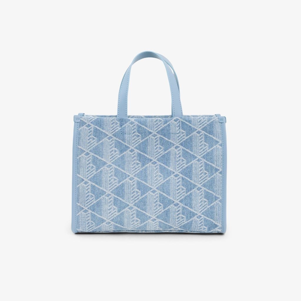Túi Tote Lacoste Nữ Heritage Dệt Nổi Size Nhỏ