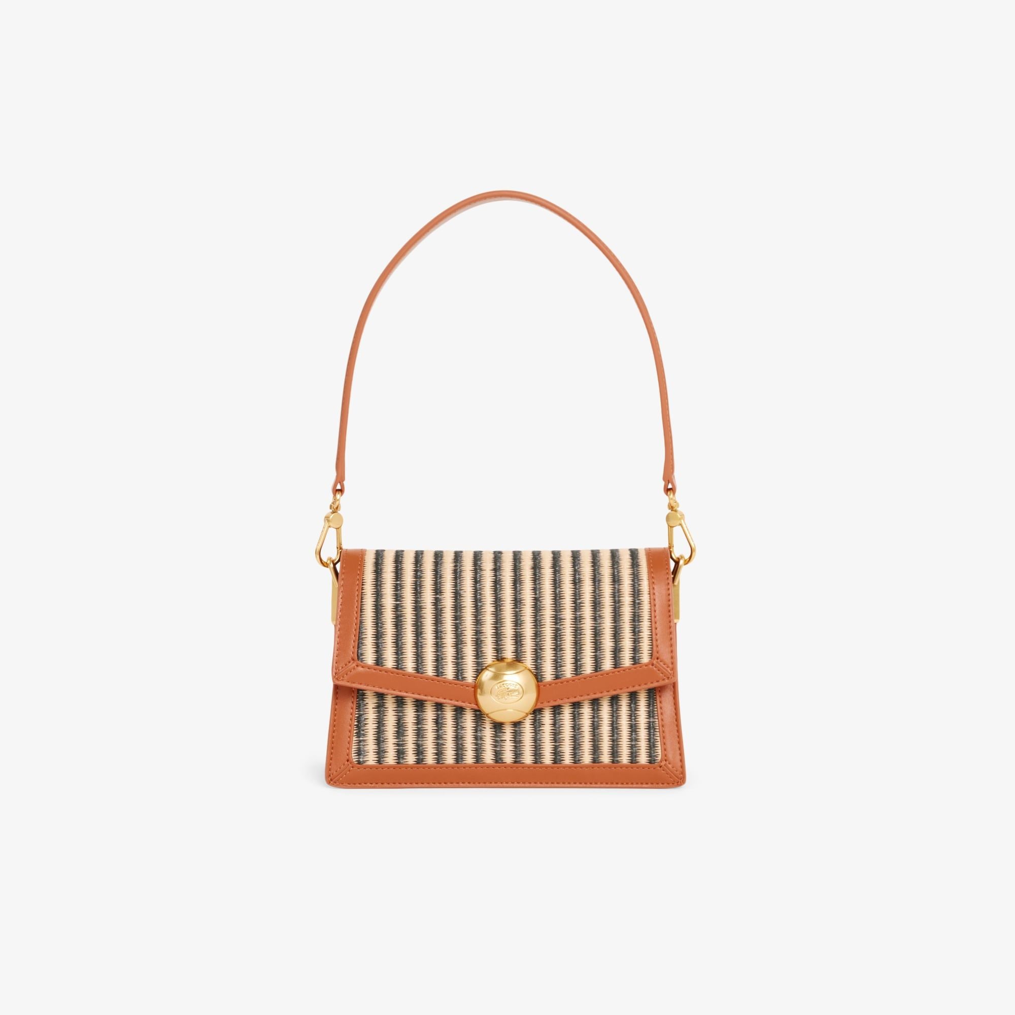 Túi Đeo Vai Lacoste Nữ Summer Pack Chất Liệu Raffia