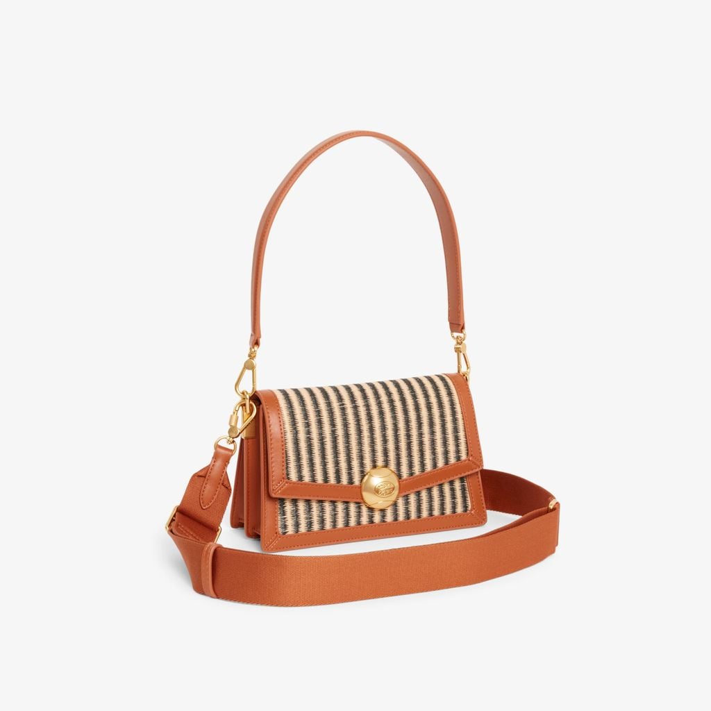 Túi Đeo Vai Lacoste Nữ Summer Pack Chất Liệu Raffia
