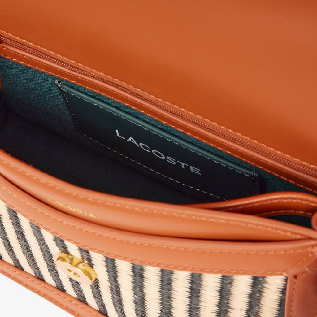 Túi Đeo Vai Lacoste Nữ Summer Pack Chất Liệu Raffia