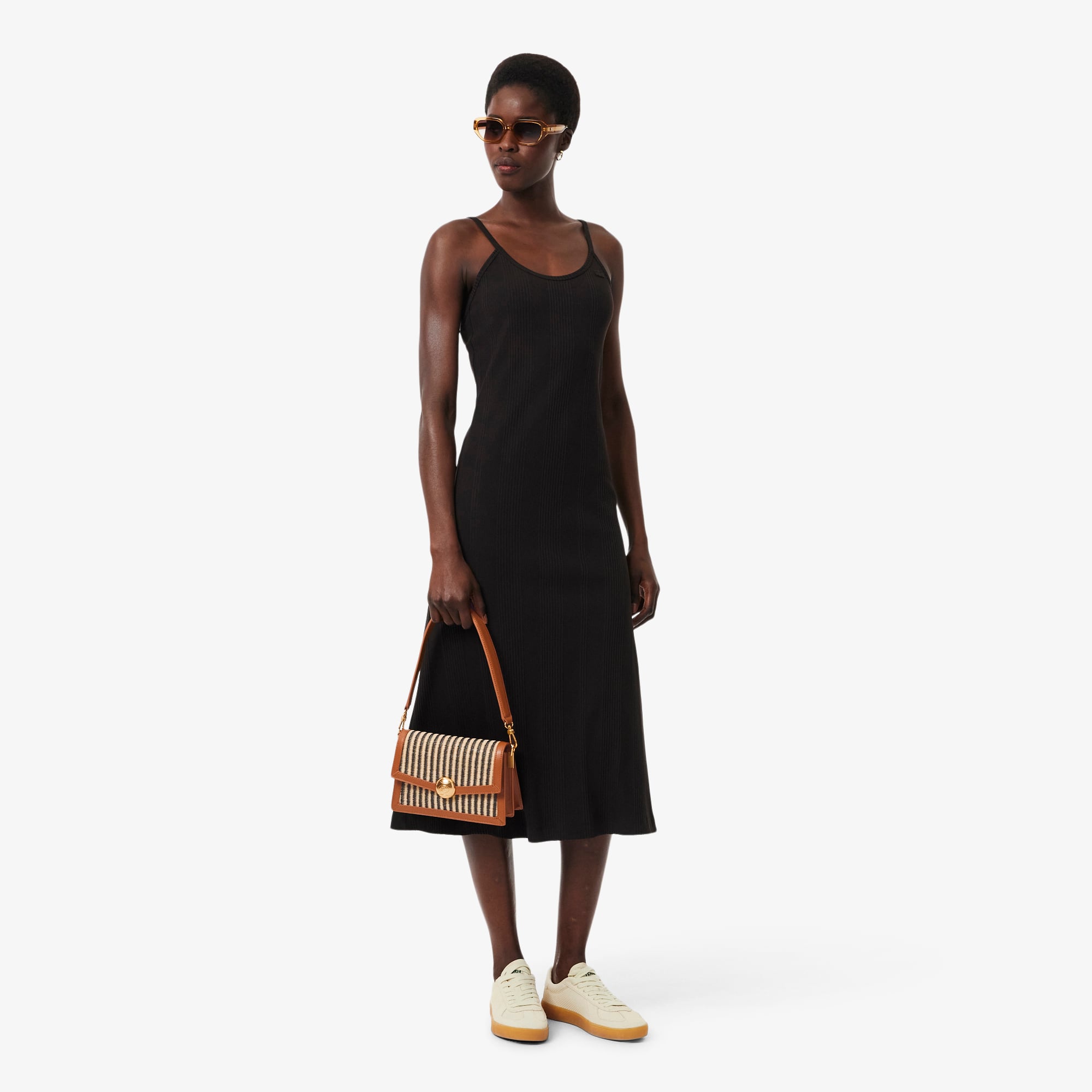 Túi Đeo Vai Lacoste Nữ Summer Pack Chất Liệu Raffia