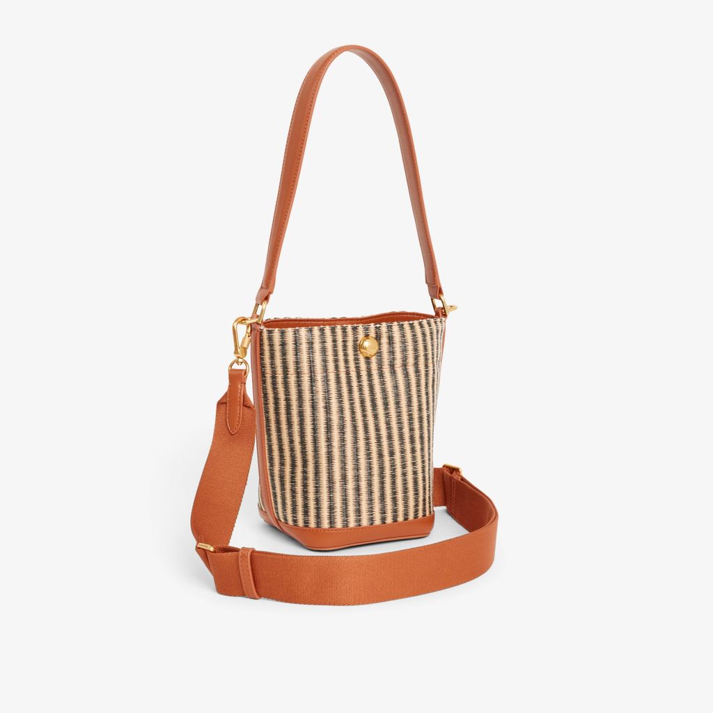 Túi Xô Lacoste Nữ Summer Pack Chất Liệu Raffia Size Nhỏ
