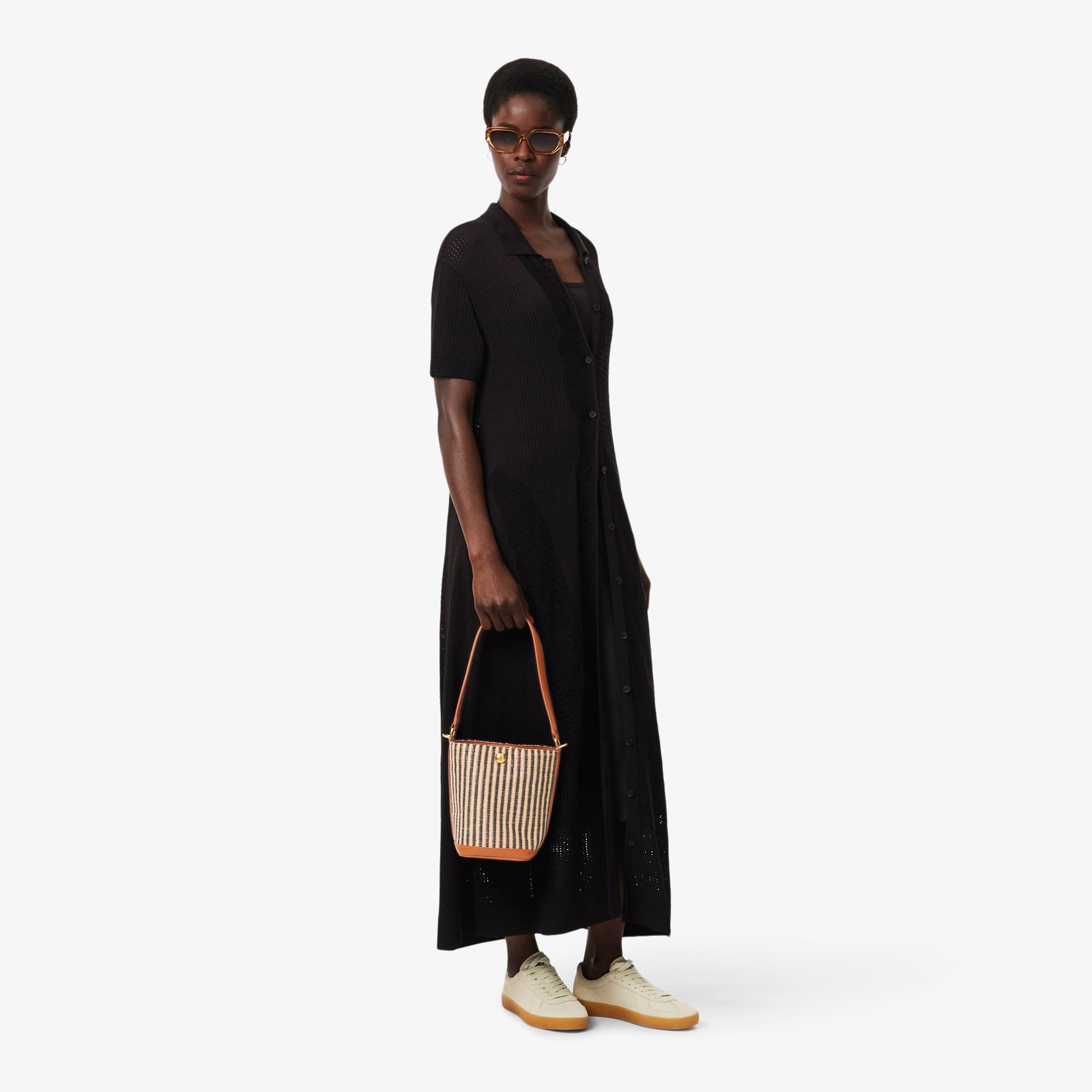 Túi Xô Lacoste Nữ Summer Pack Chất Liệu Raffia Size Nhỏ