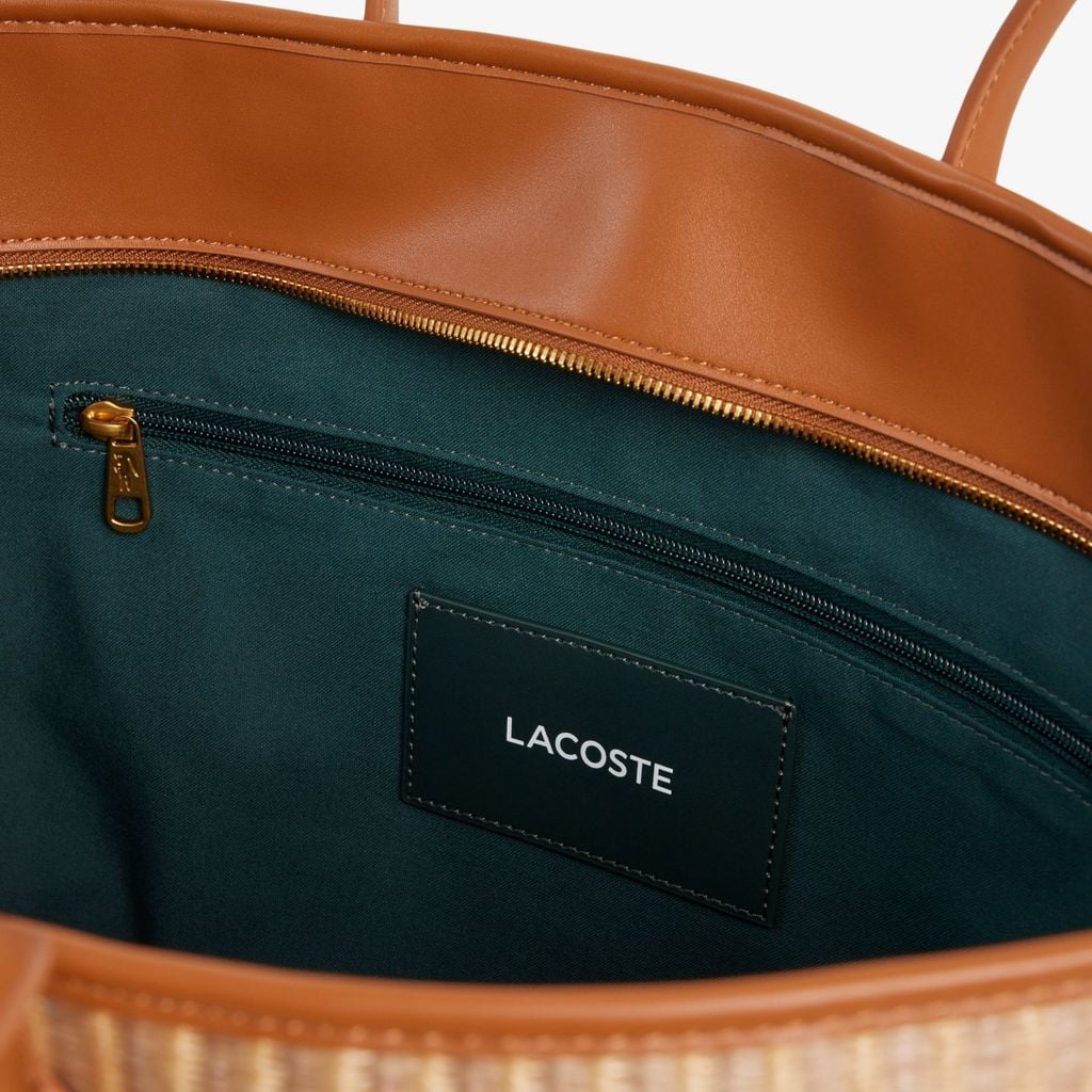 Túi Tote Lacoste Nữ Summer Pack Chất Liệu Raffia