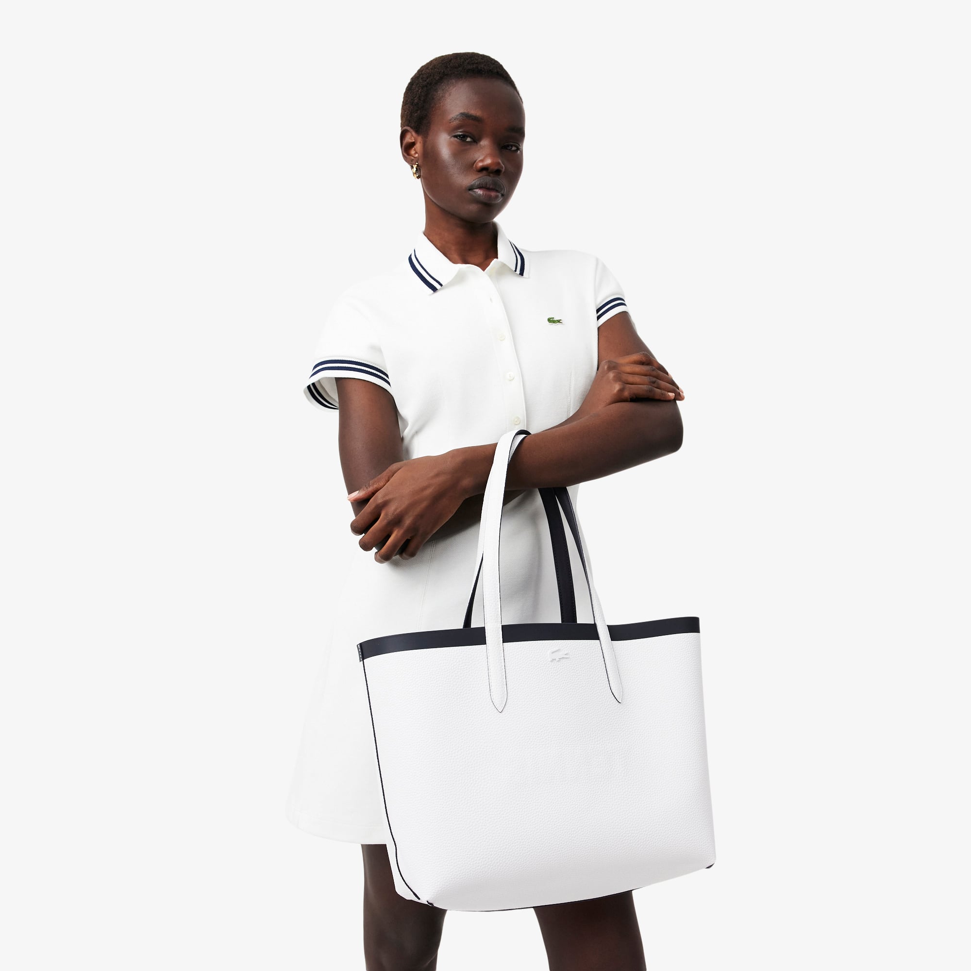 Túi Tote Lacoste Nữ Anna Hai Mặt