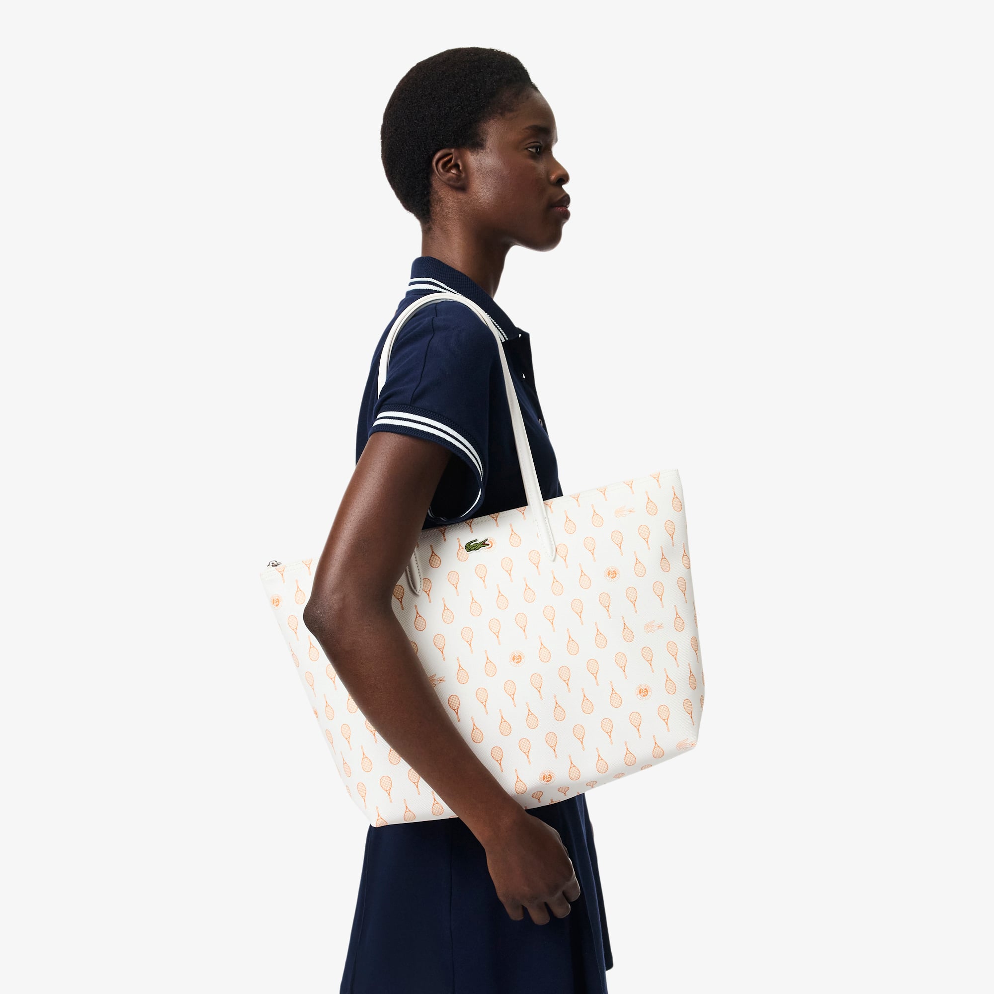 Túi Tote Lacoste Nữ Phiên Bản Roland-Garros Size Lớn