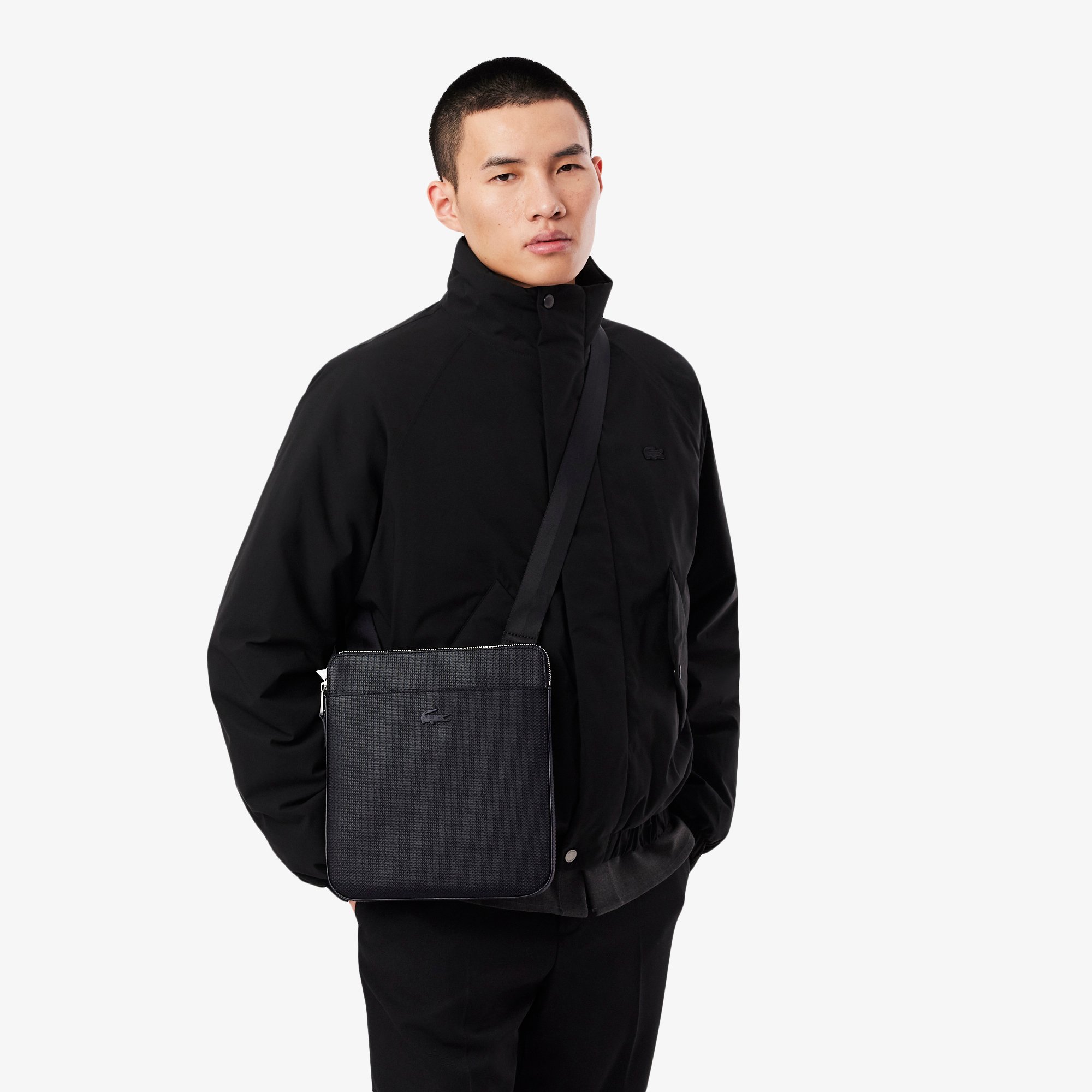 Túi Xách Lacoste Nam Chantaco Chất Liệu Da