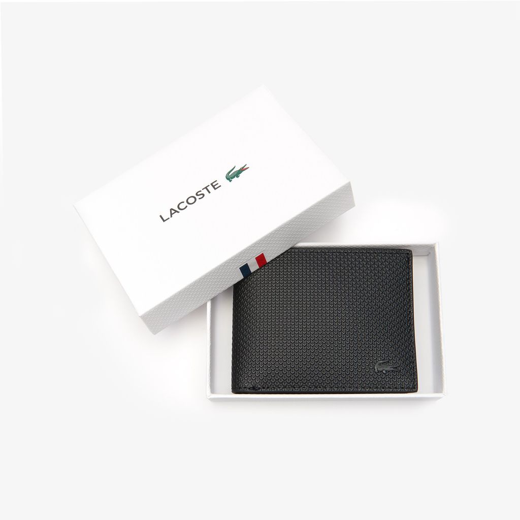 Ví Đựng Thẻ Lacoste Nam Chantaco Piqué Chất Liệu Da