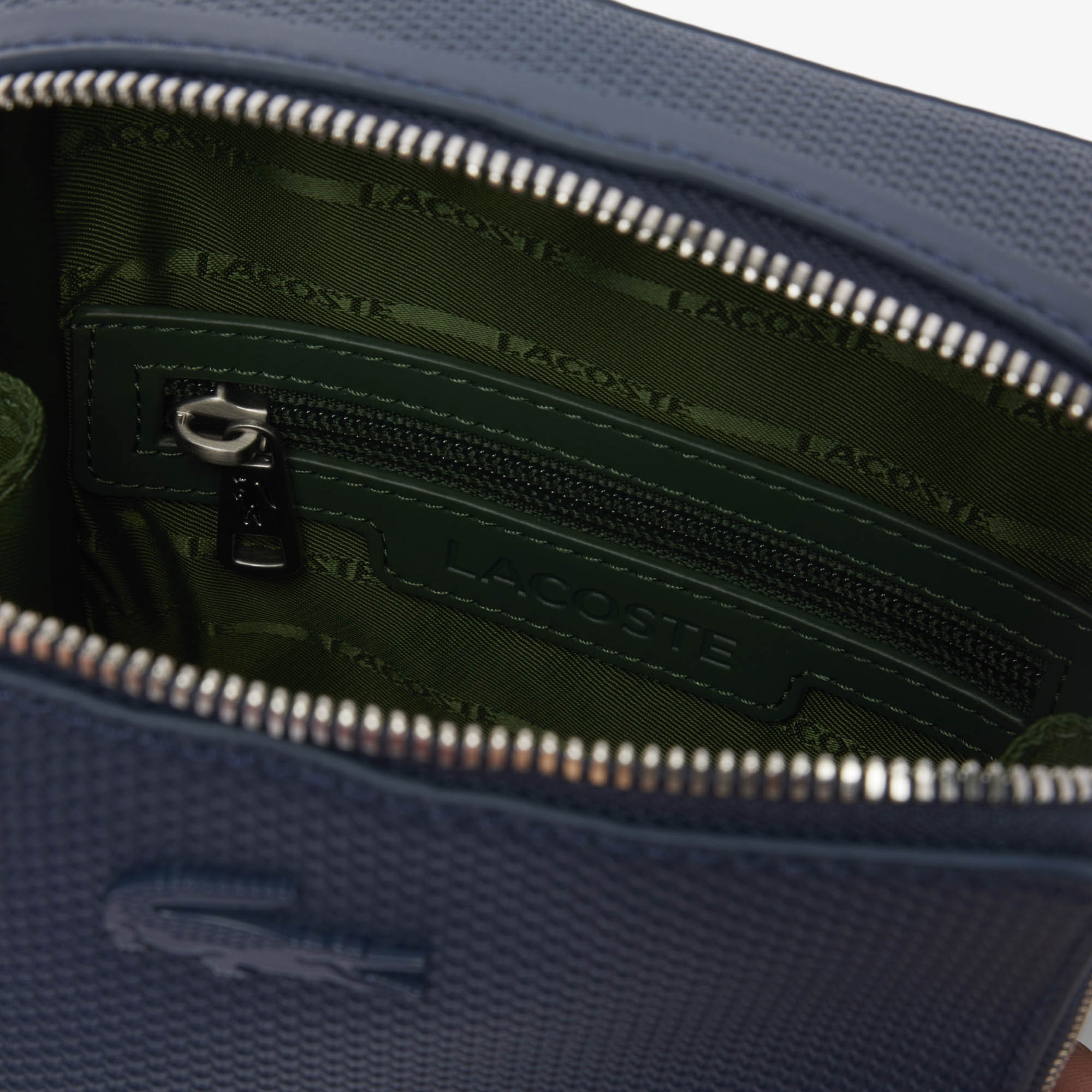 Túi Xách Lacoste Nam Chantaco Piqué Chất Liệu Da