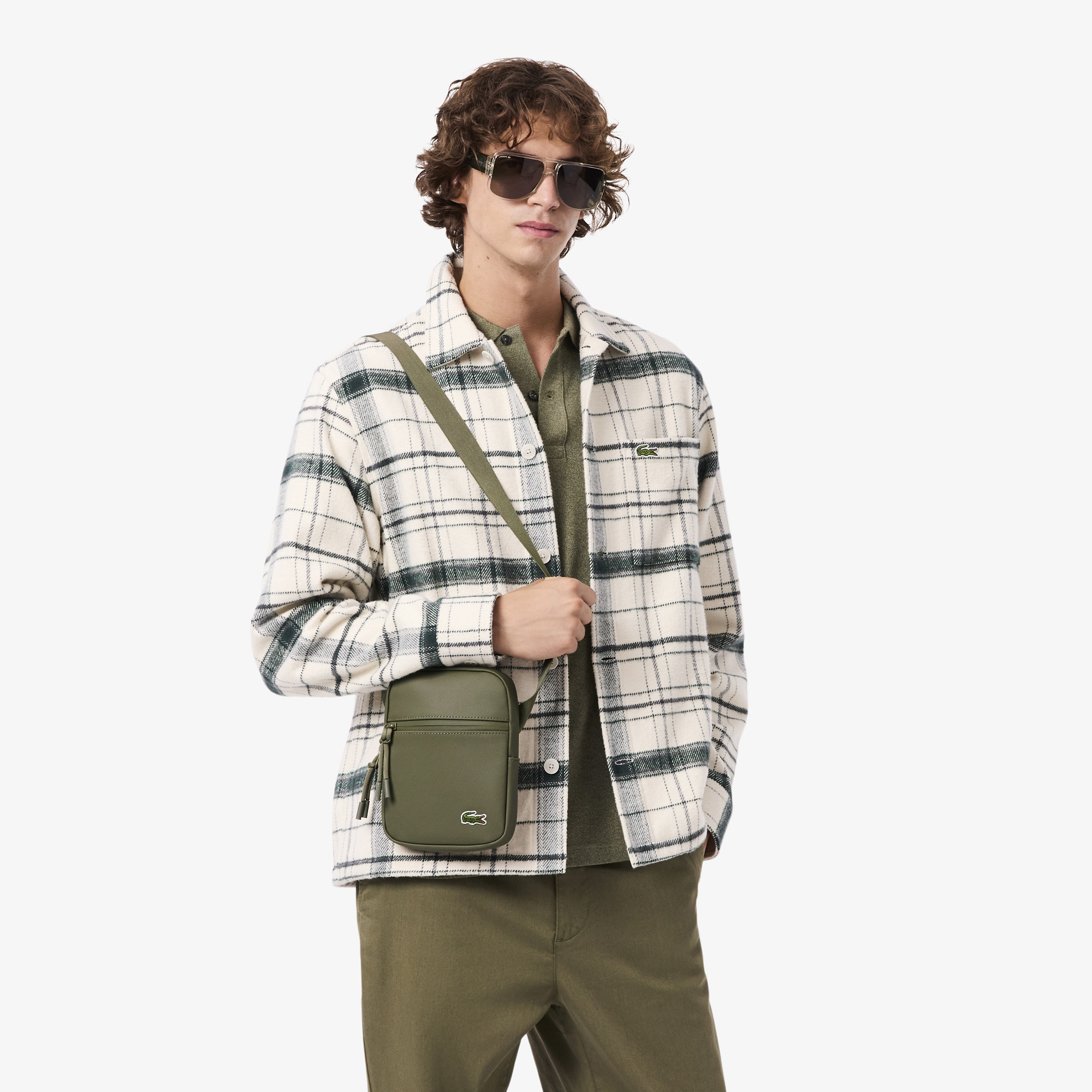 Túi Xách Lacoste Nam LCST Cỡ Nhỏ