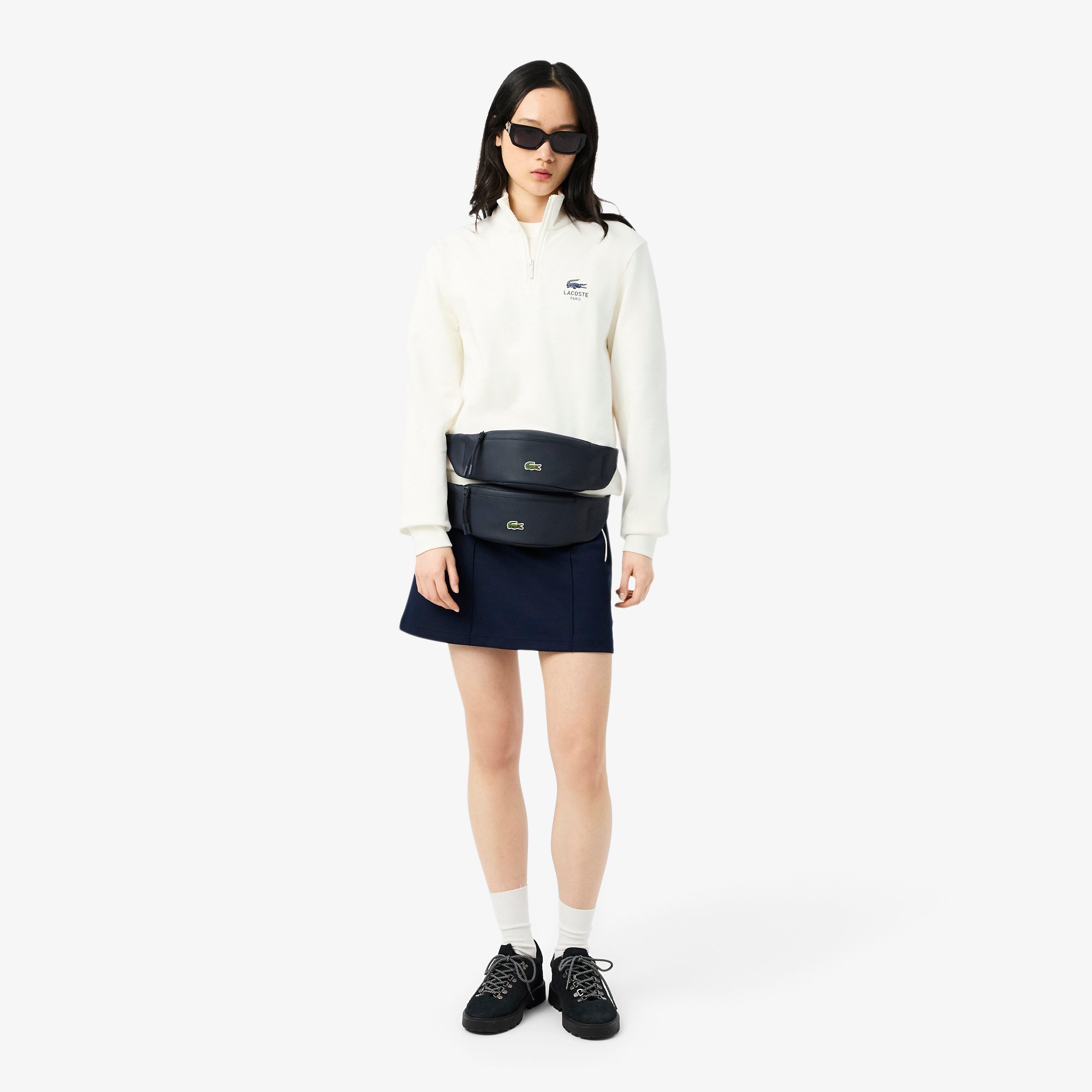 Túi Xách Lacoste Unisex LCST Có Khoá Kéo