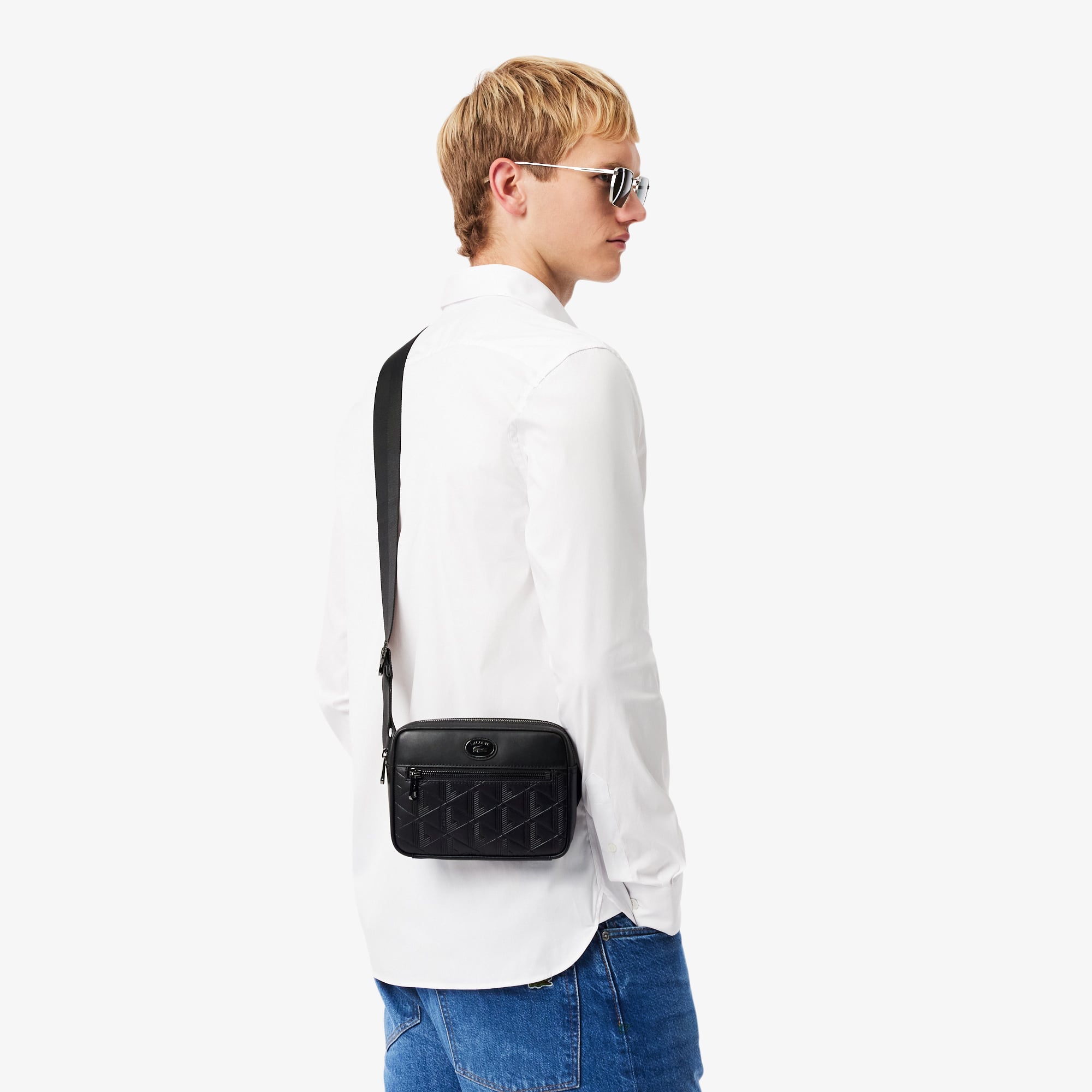 Túi Đeo Chéo Lacoste Nam Monogram