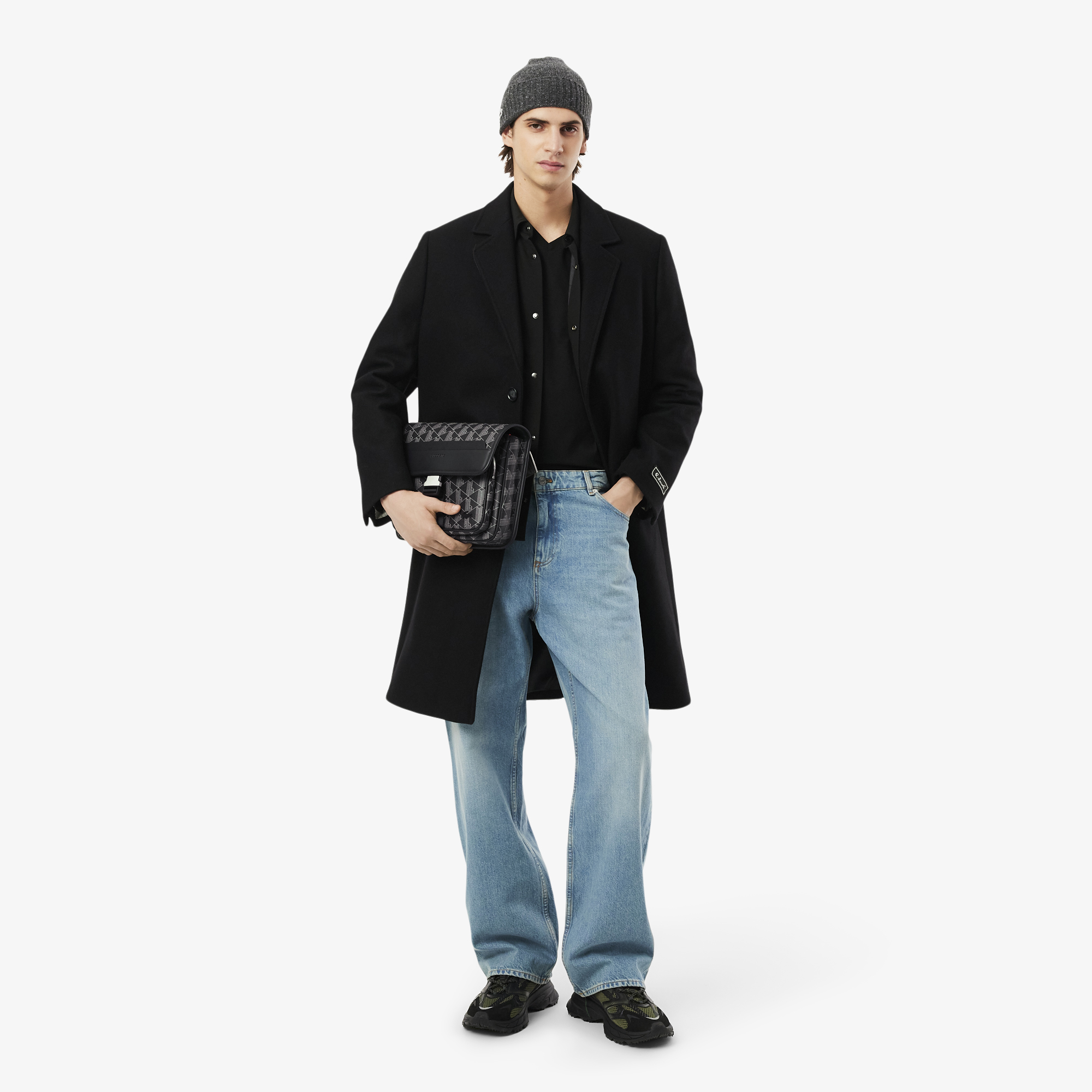 Túi Đeo Chéo Lacoste Nam The Blend Có Nắp Gập