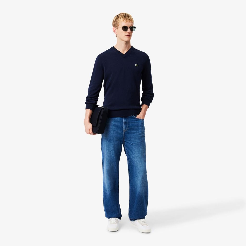 Túi Đeo Chéo Lacoste Nam Cổ Điển Có Nắp Gập