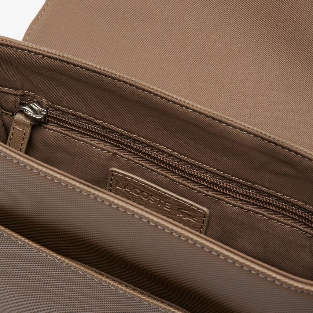 Túi Đeo Chéo Lacoste Nam Cổ Điển Có Nắp Gập