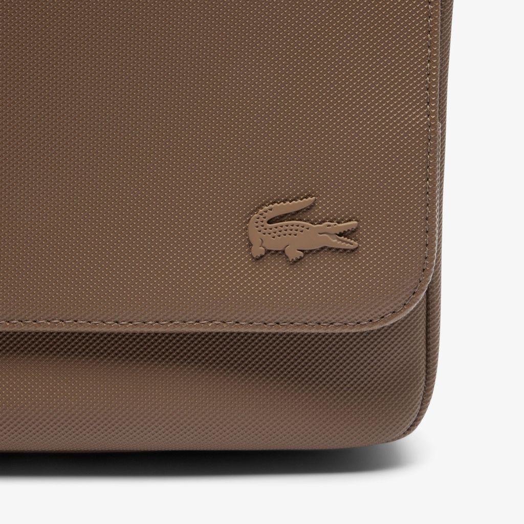 Túi Đeo Chéo Lacoste Nam Cổ Điển Có Nắp Gập