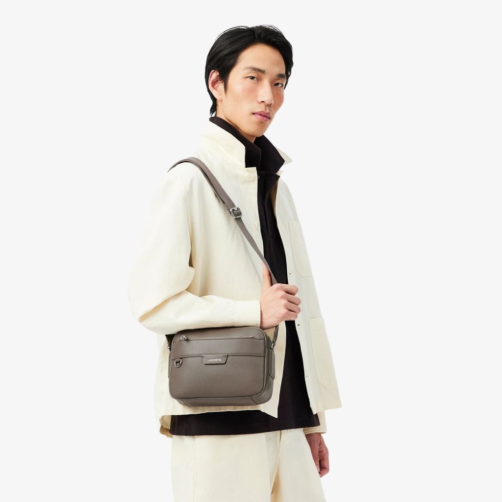Túi Đeo Chéo Lacoste Nam Ossian Chất Liệu Da