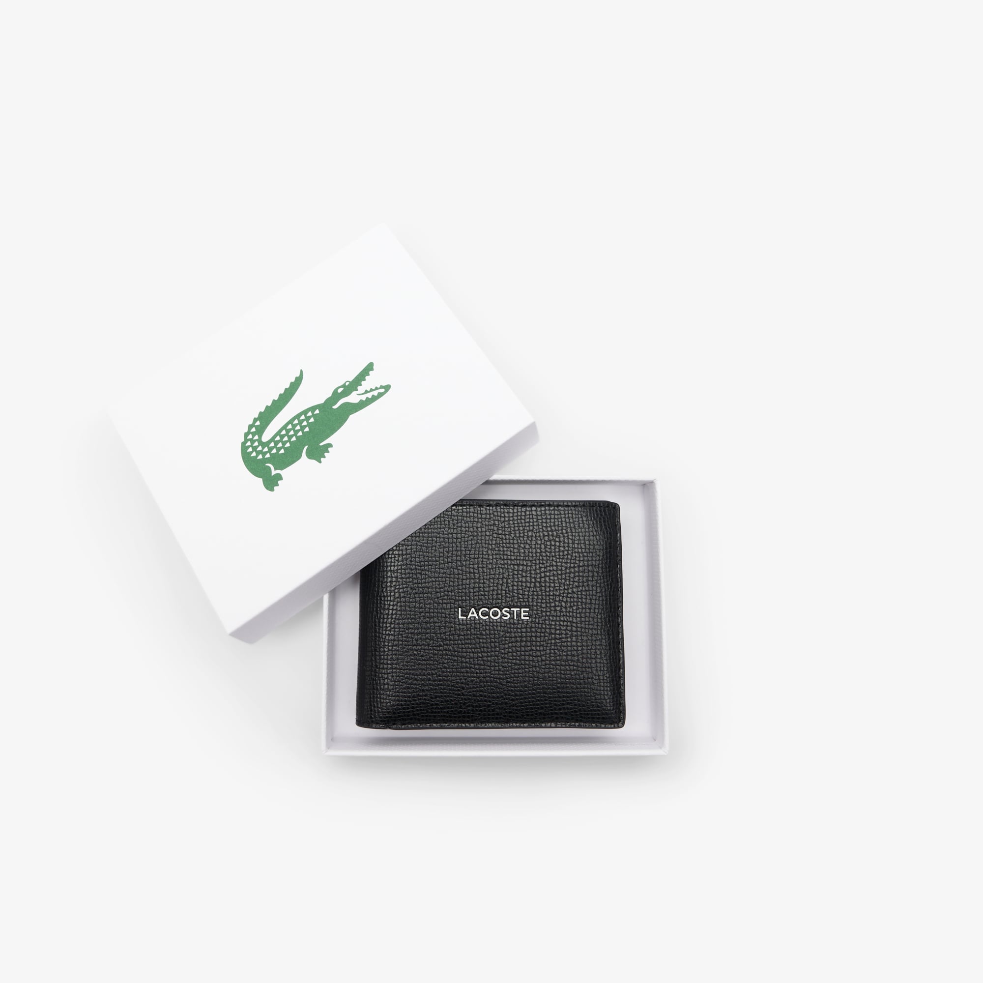 Ví Lacoste Nam Ossian Size Trung Chất Liệu Da