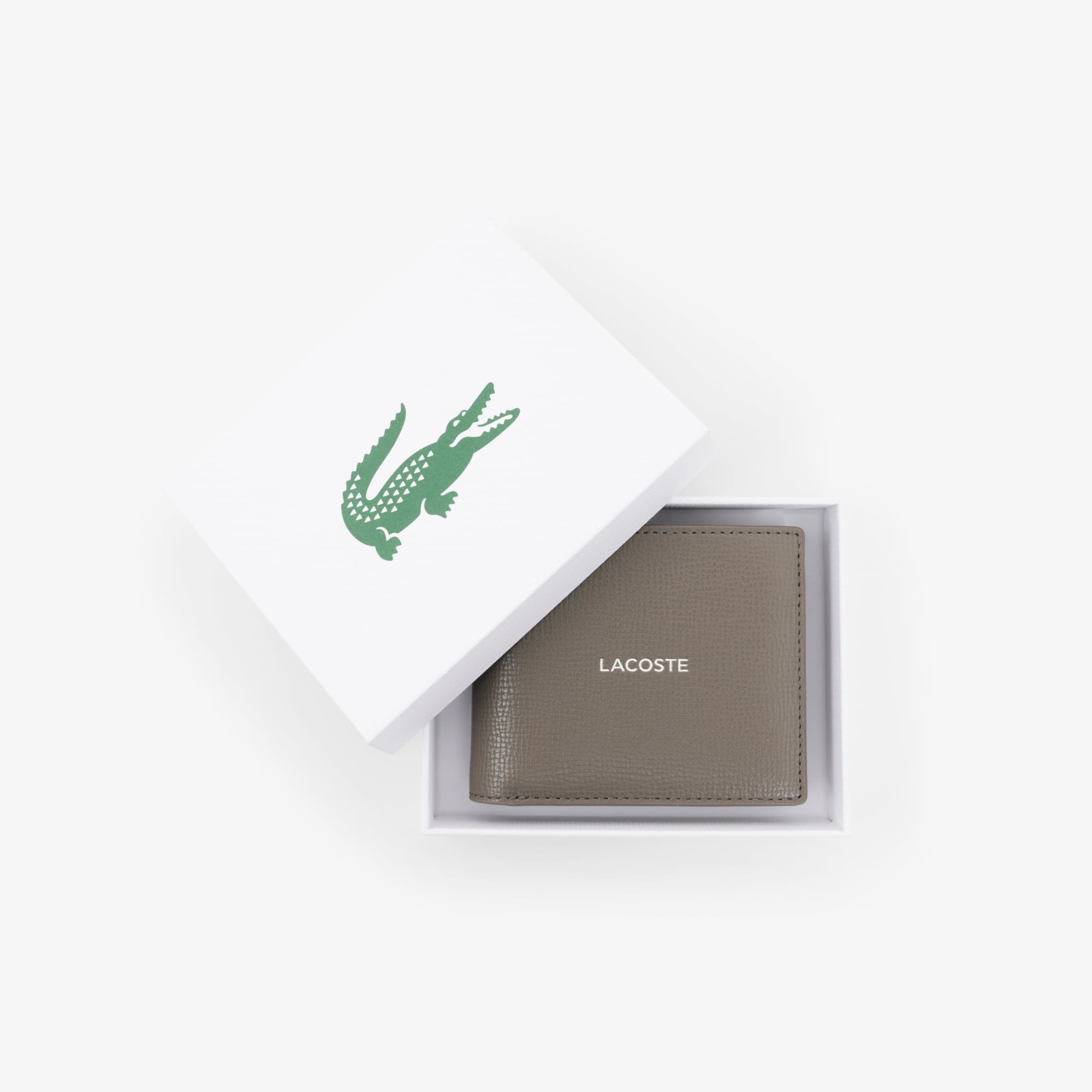 Ví Lacoste Nam Ossian Size Trung Chất Liệu Da