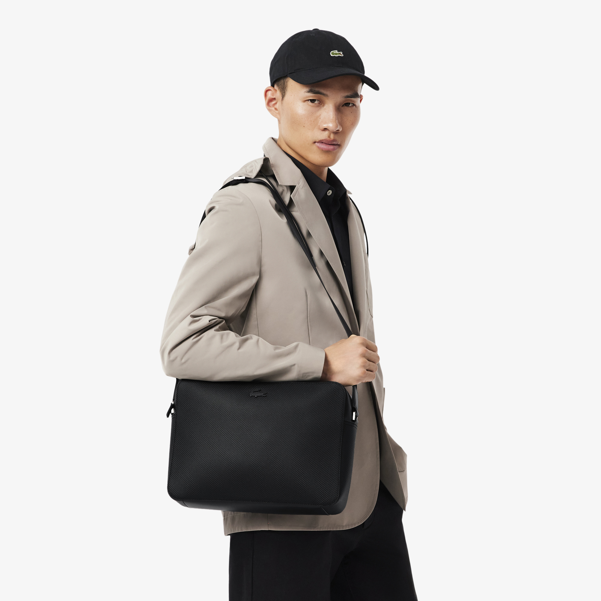 Túi Đeo Vai Lacoste Nam Chantaco Chất Liệu Da