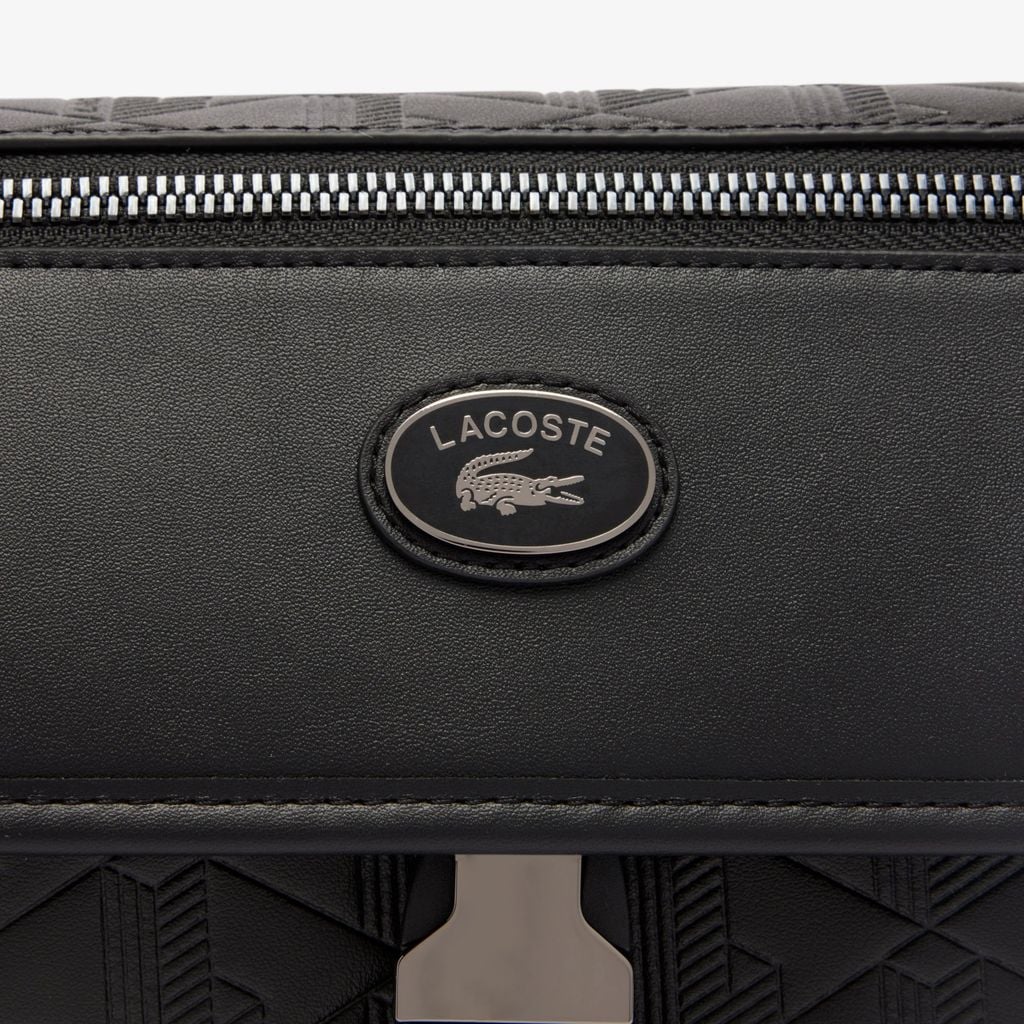 Túi Đeo Chéo Lacoste Nam Nomogramme Có Nắp Chất Liệu Da Size Nhỏ