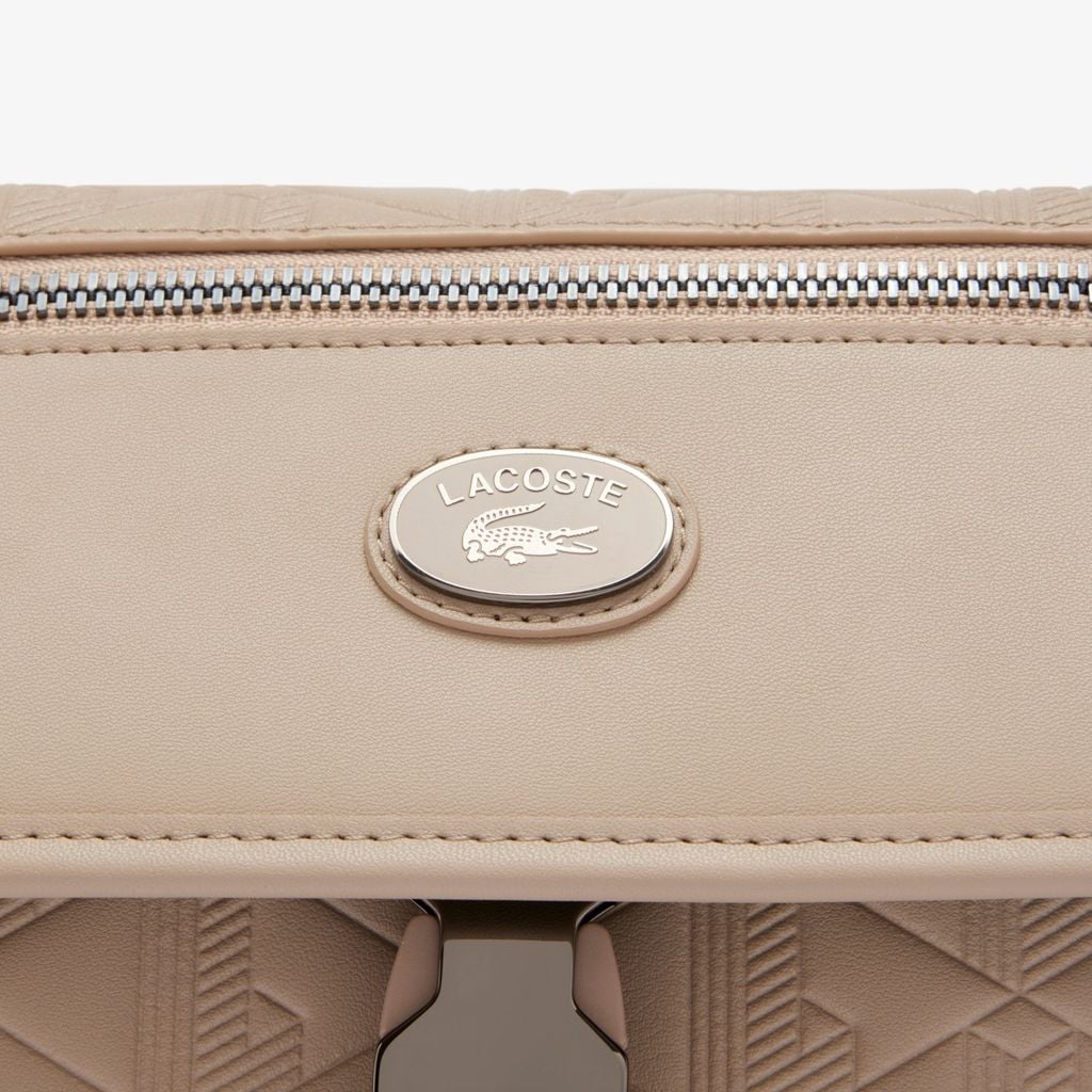 Túi Đeo Chéo Lacoste Nam Nomogramme Có Nắp Chất Liệu Da Size Nhỏ
