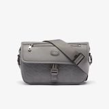 Túi Đeo Chéo Lacoste Nam Nomogramme Có Nắp Chất Liệu Da Size Nhỏ