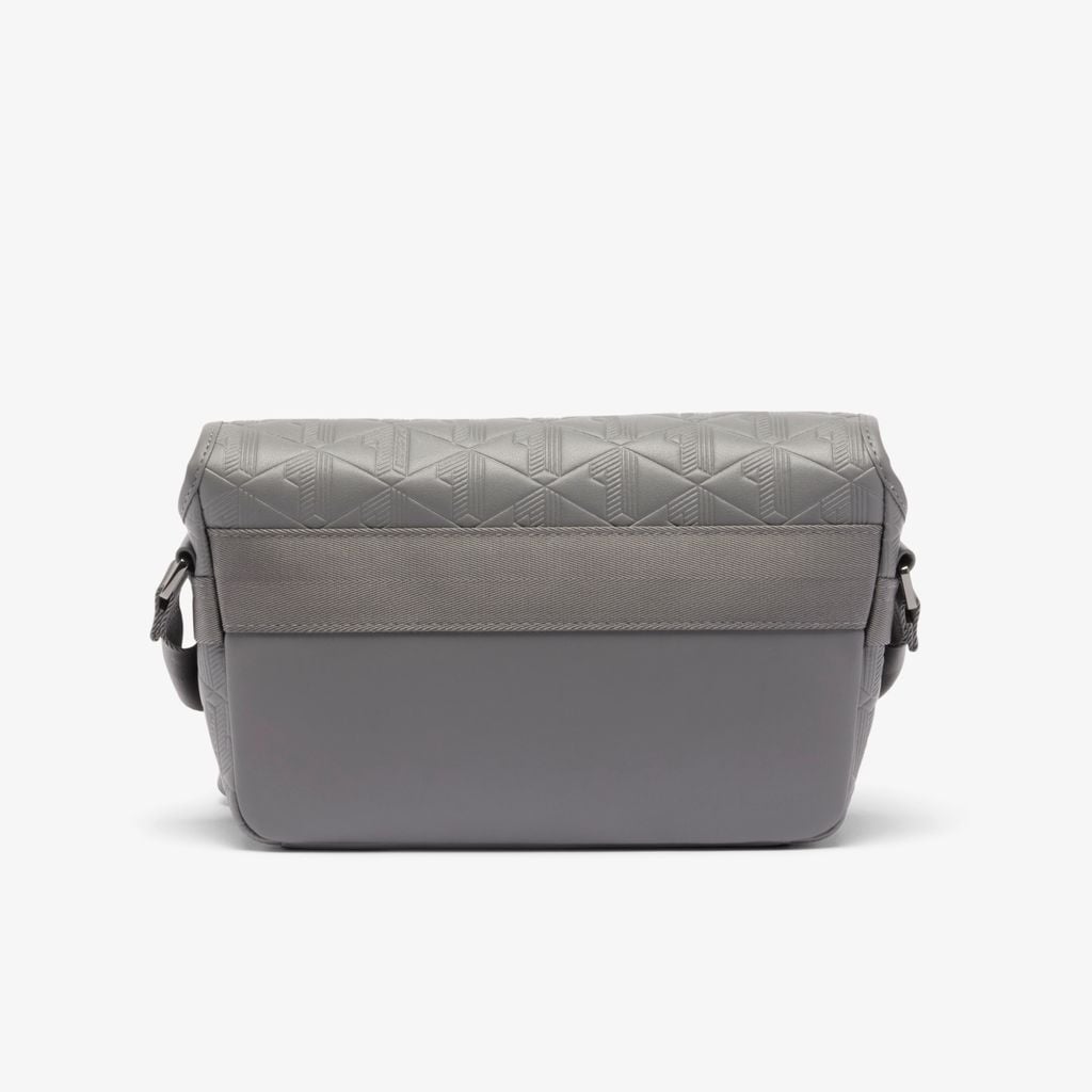 Túi Đeo Chéo Lacoste Nam Nomogramme Có Nắp Chất Liệu Da Size Nhỏ