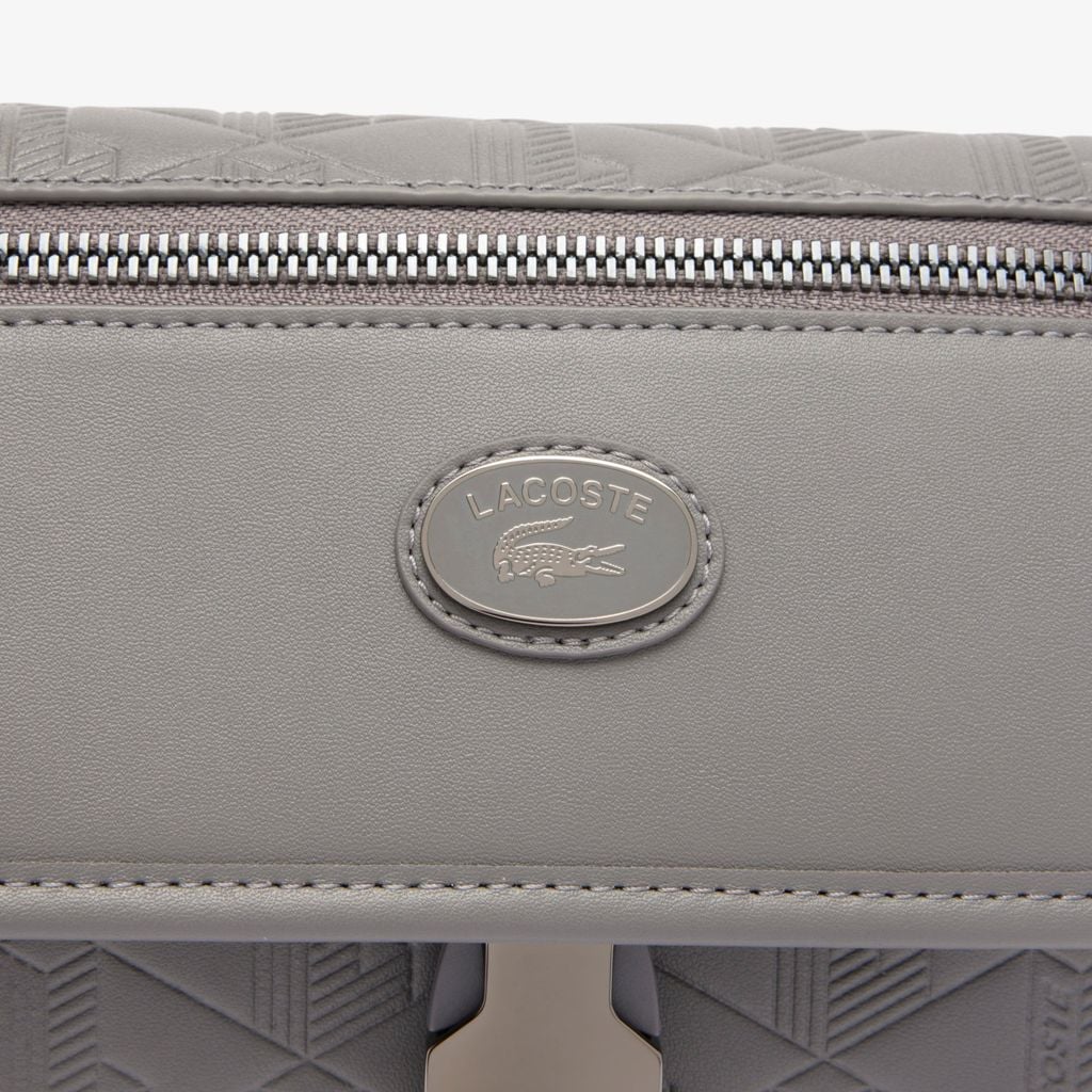 Túi Đeo Chéo Lacoste Nam Nomogramme Có Nắp Chất Liệu Da Size Nhỏ