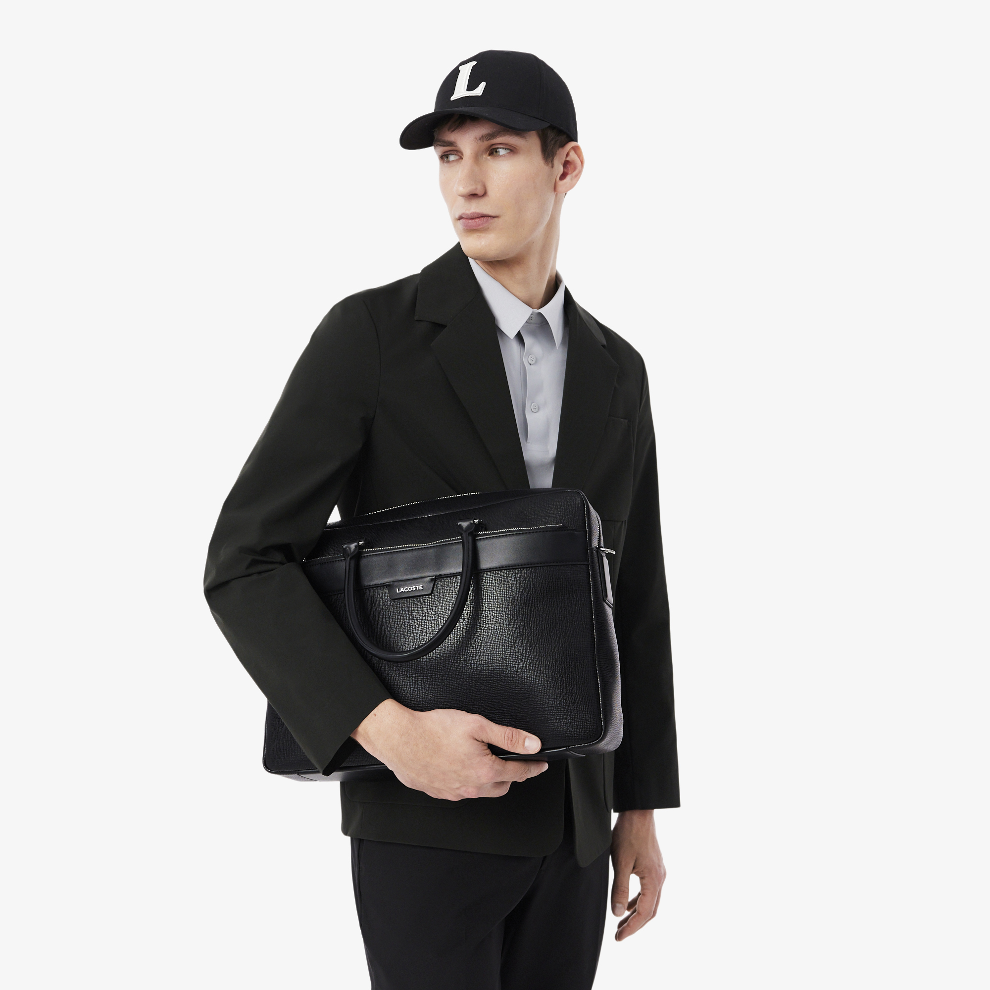 Túi Laptop Lacoste Nam Ossian Chất Liệu Da