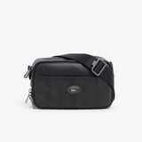 Túi Đeo Chéo Lacoste Nam Dáng Đứng Chất Liệu Da Họa Tiết Monogram