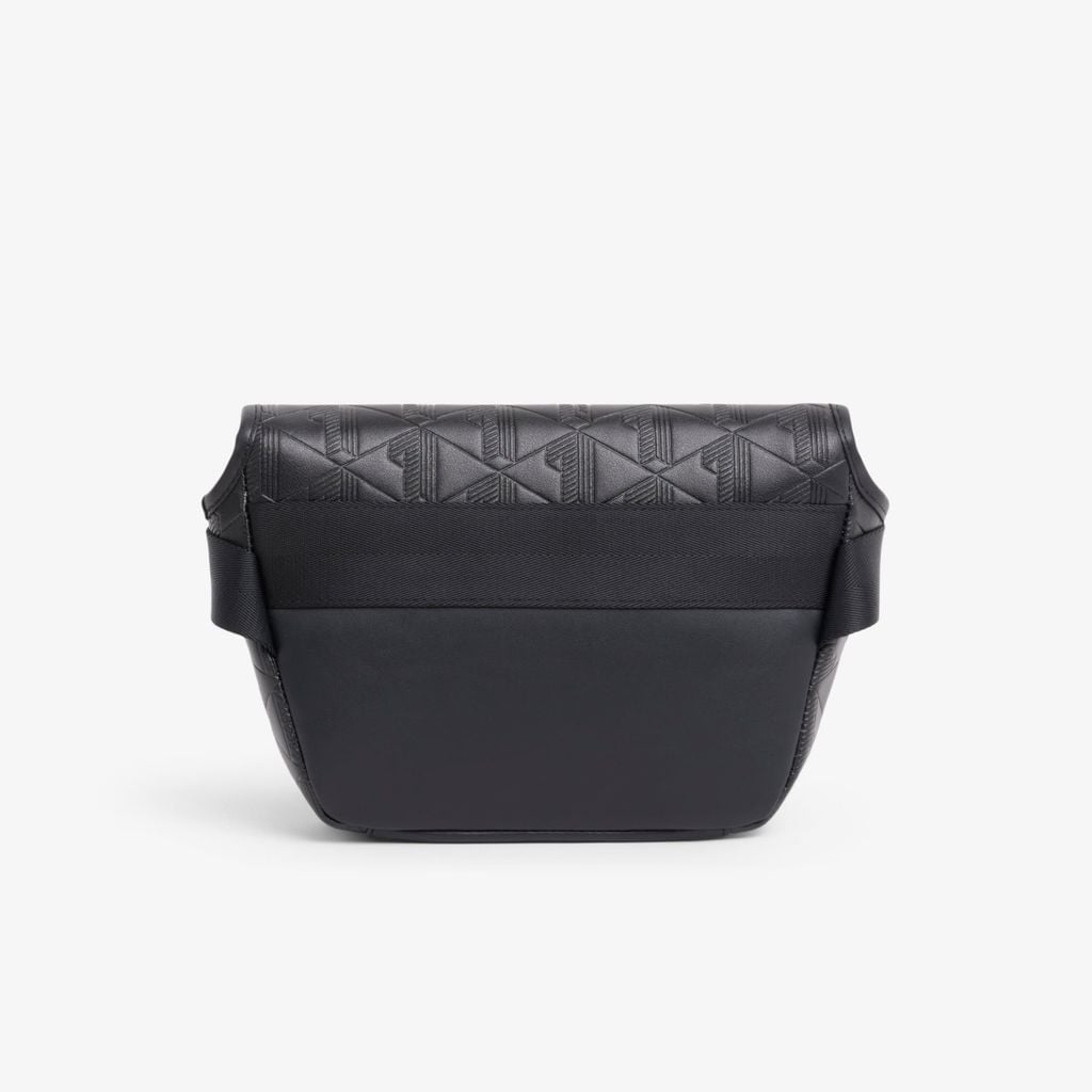 Túi Đeo Chéo Lacoste Nam Chất Liệu Da Họa Tiết Monogram Size Mini