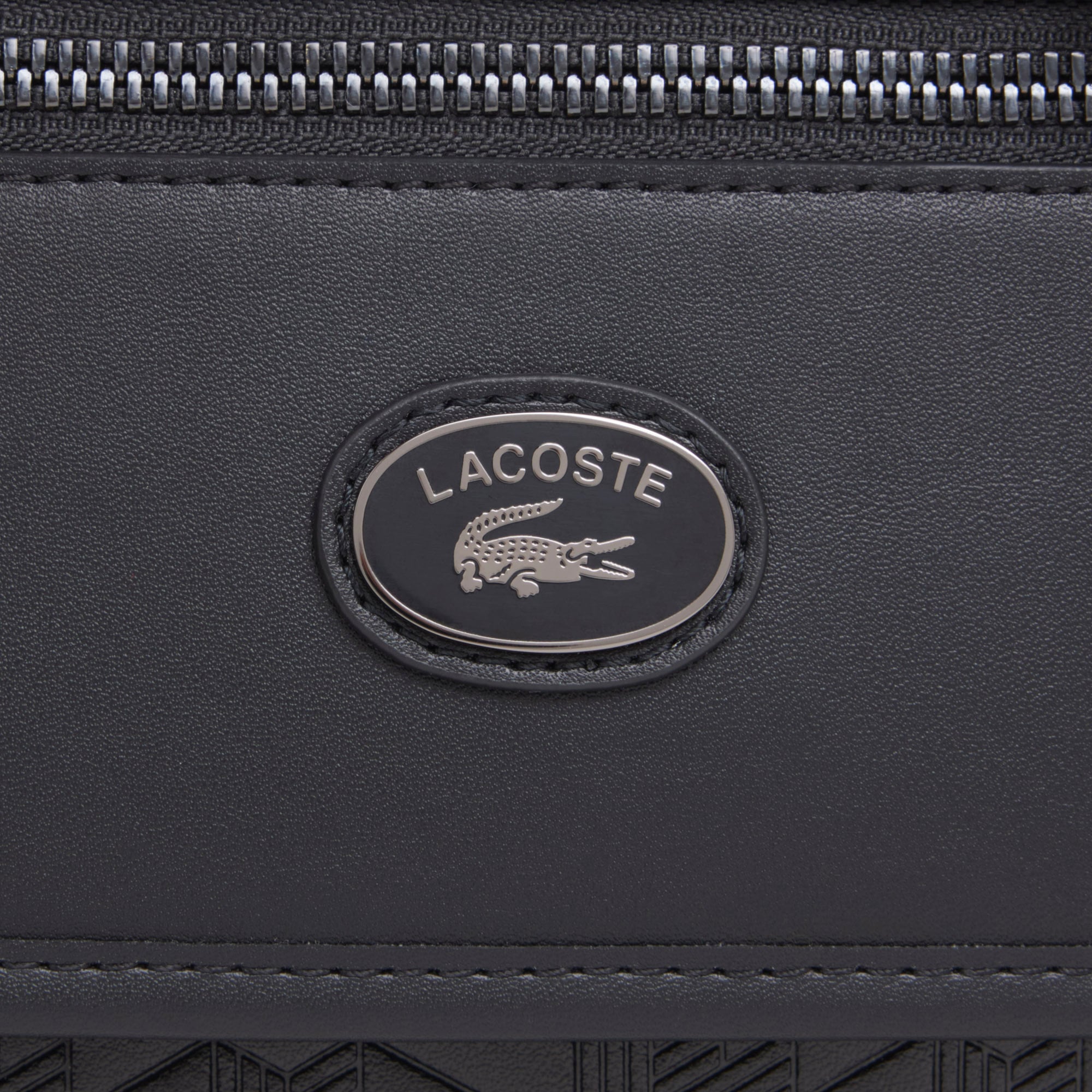 Túi Đeo Chéo Lacoste Nam Chất Liệu Da Họa Tiết Monogram Size Mini