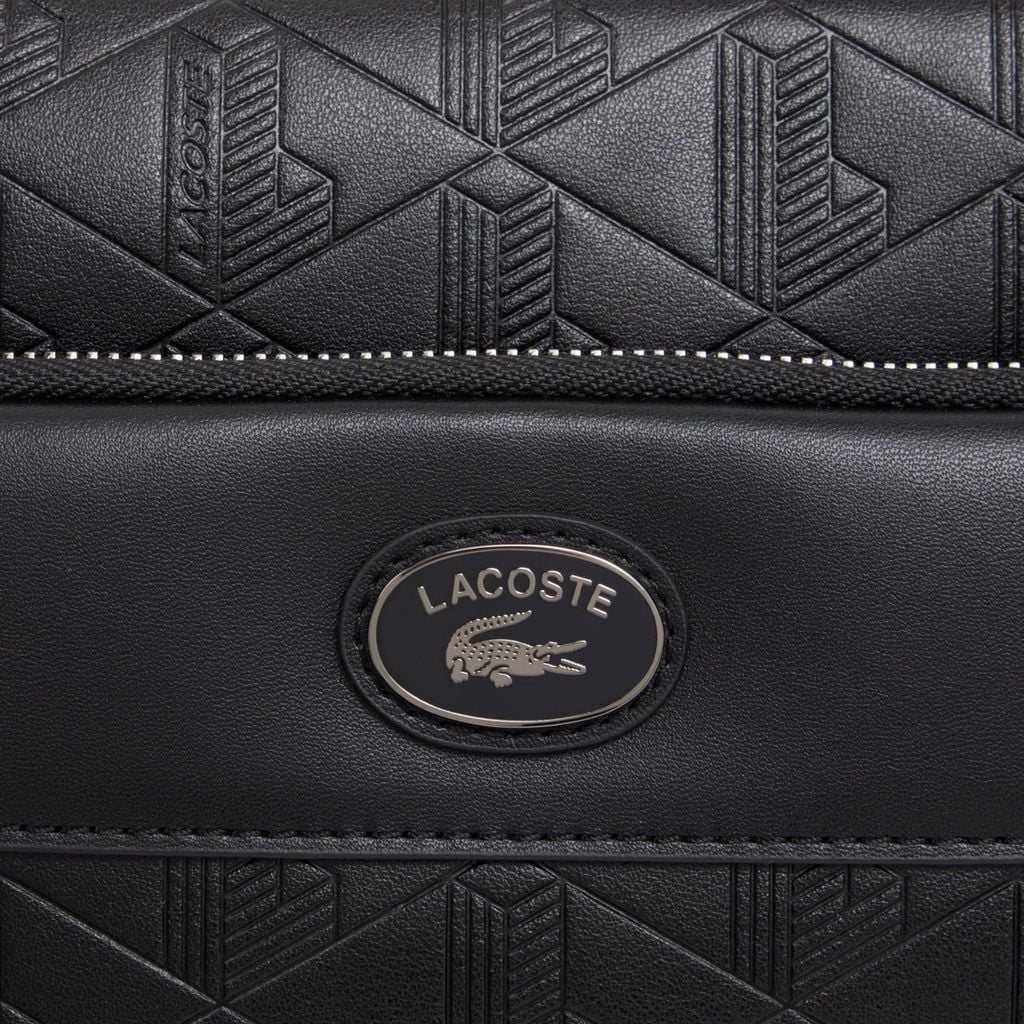 Túi Đeo Chéo Lacoste Nam Chất Liệu Da Họa Tiết Monogram