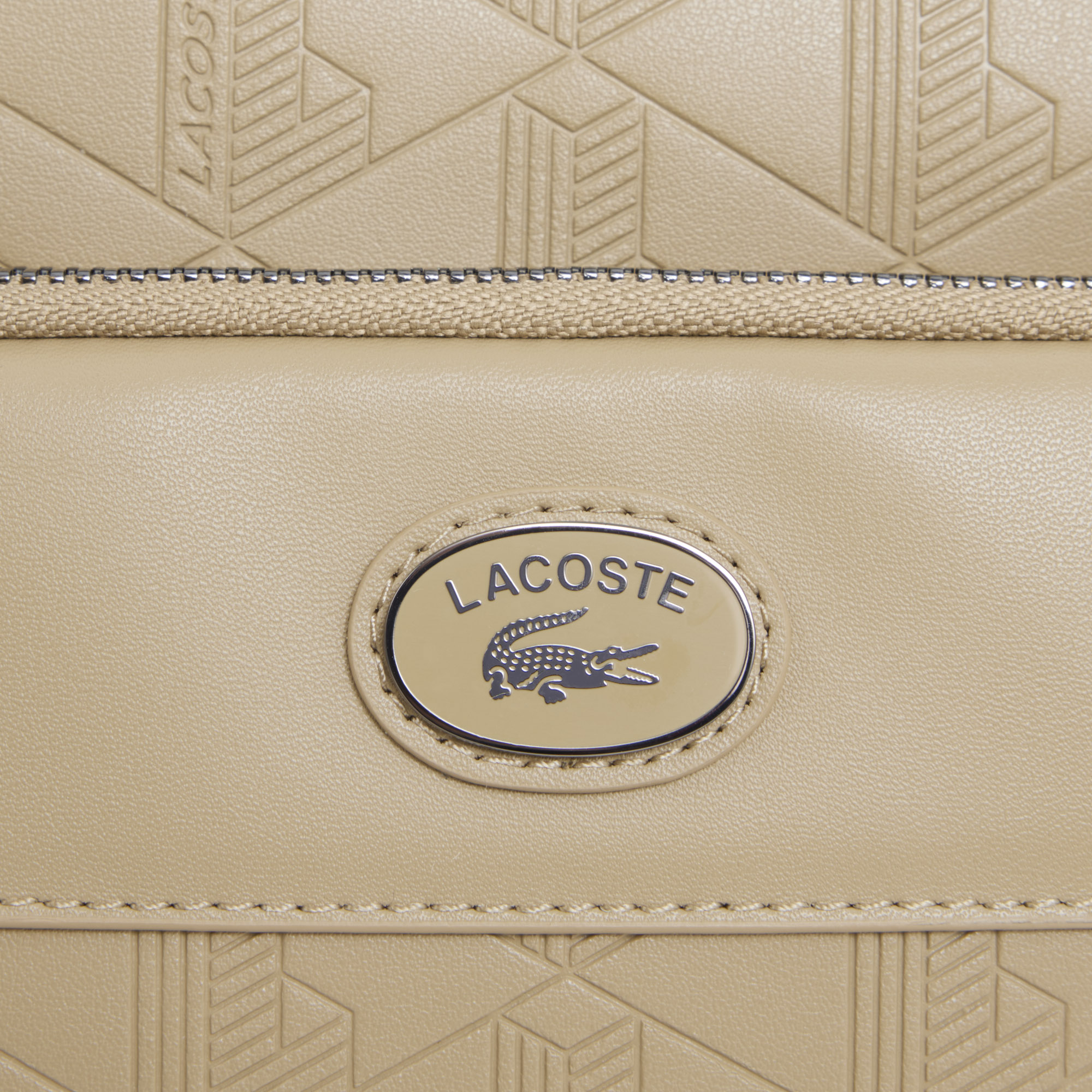 Túi Đeo Chéo Lacoste Nam Chất Liệu Da Họa Tiết Monogram