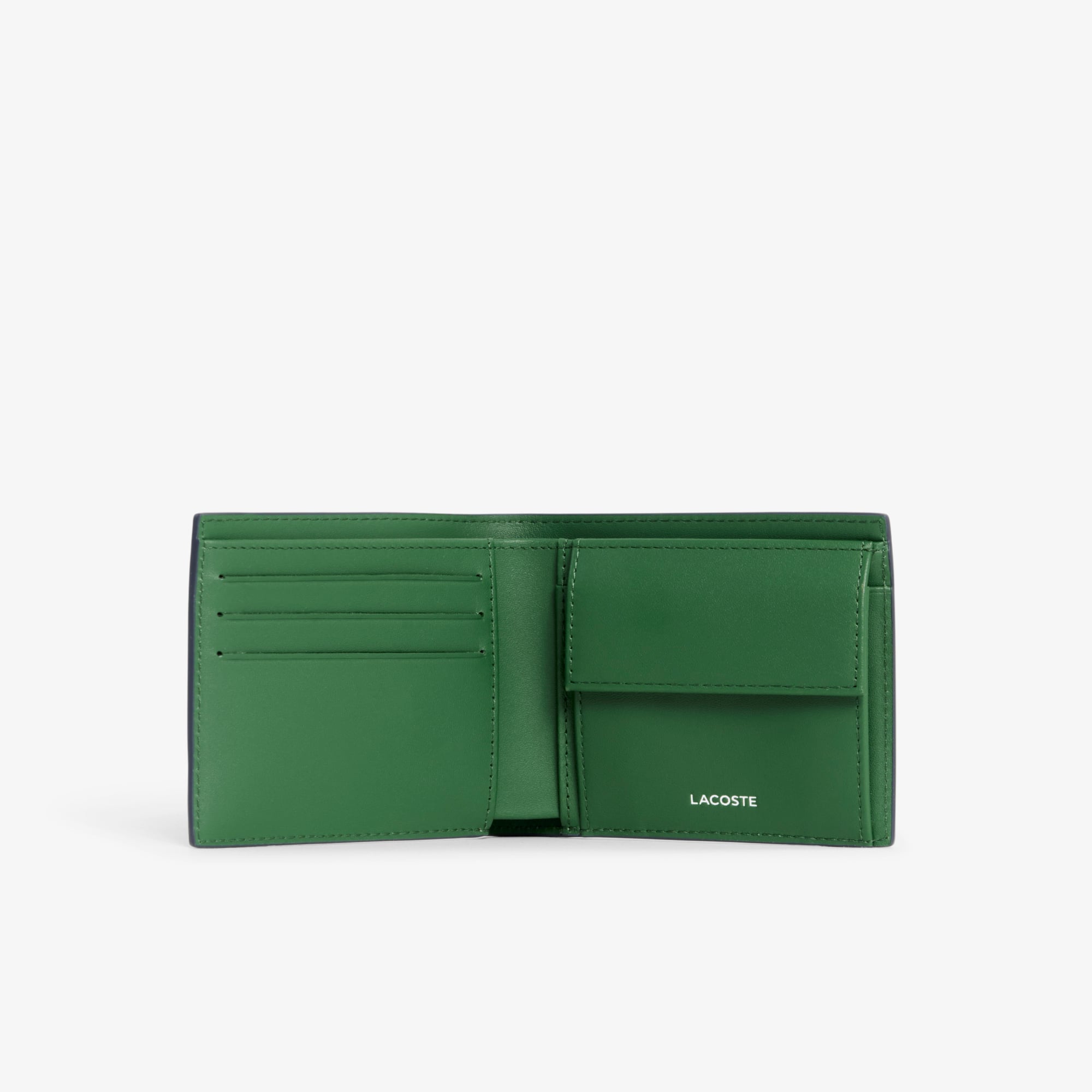 Ví Gập Lacoste Nam FG Chất Liệu Da Size Trung