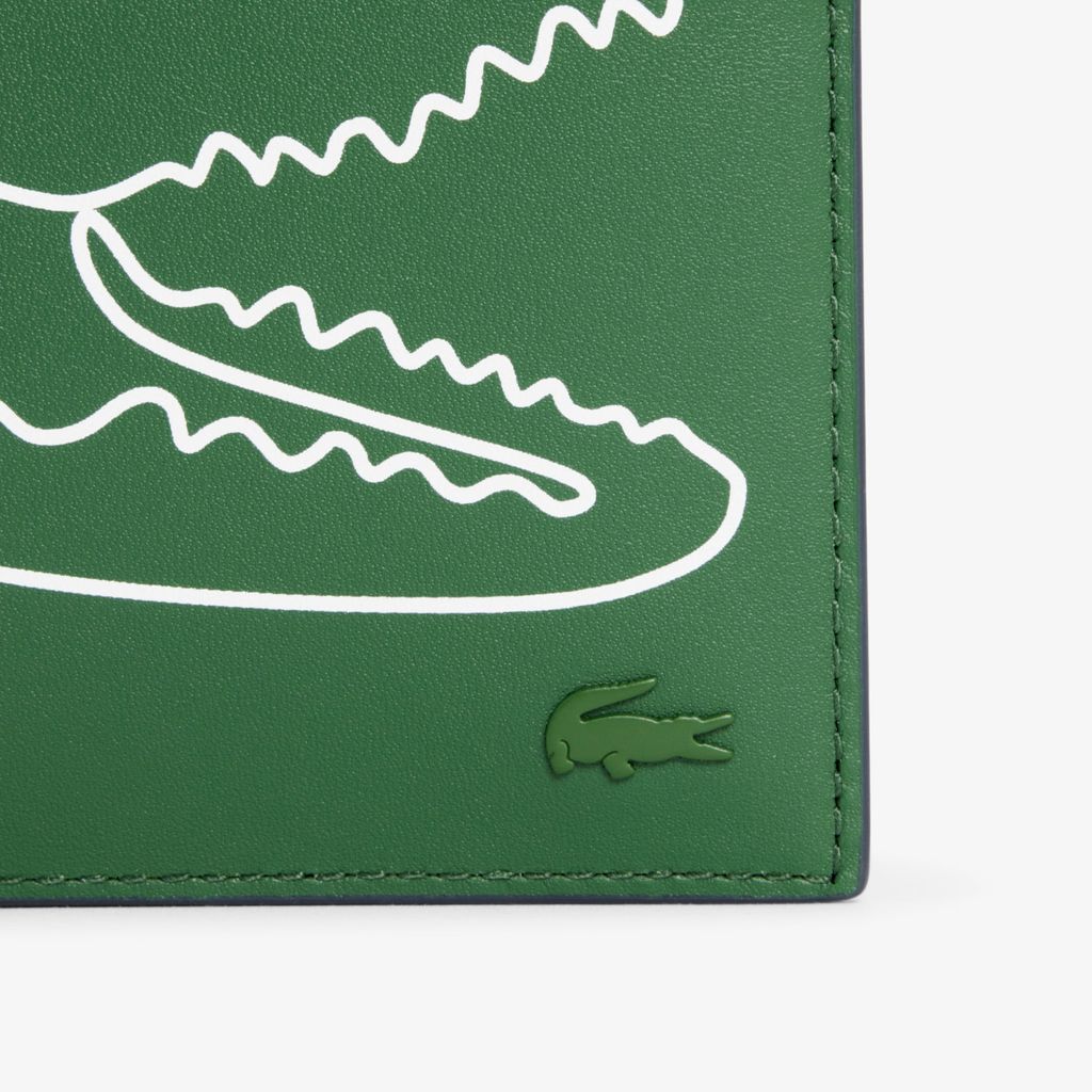 Ví Gập Lacoste Nam FG Chất Liệu Da Size Trung