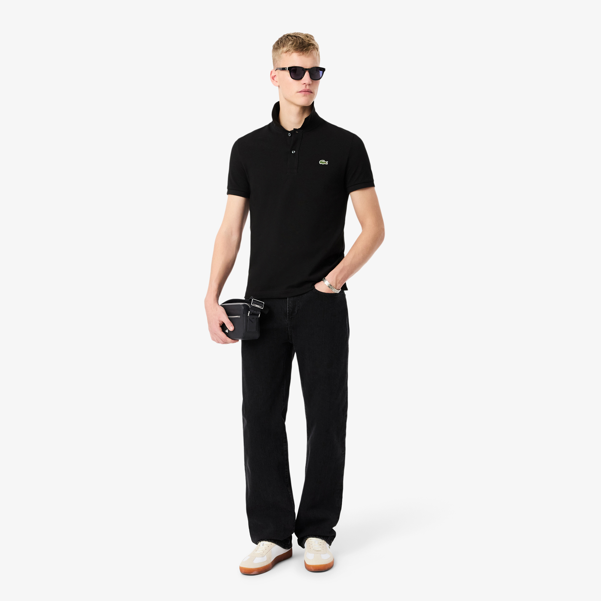 Túi Đeo Chéo Lacoste Nam Langon Chất Liệu Petit Piqué