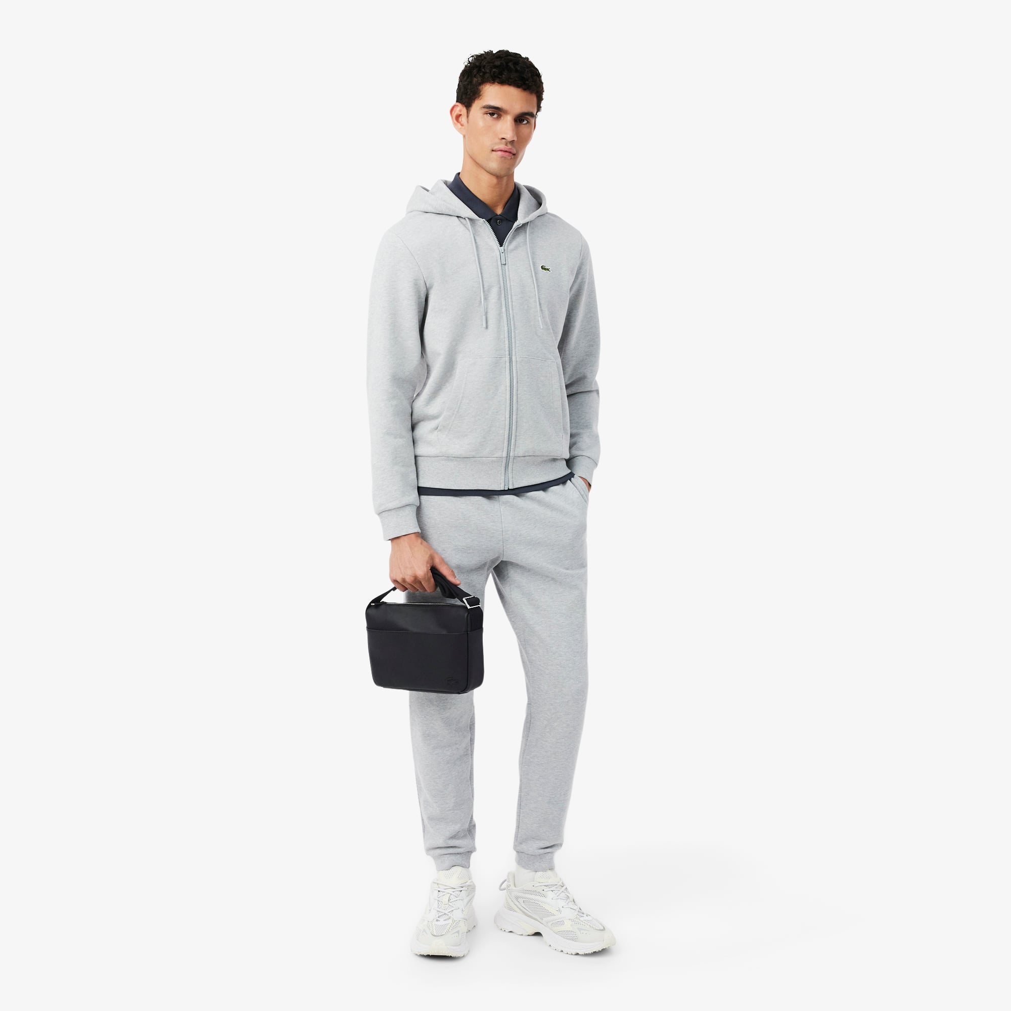 Túi Đeo Chéo Lacoste Nam Men's Classic Chất Liệu Petit Piqué