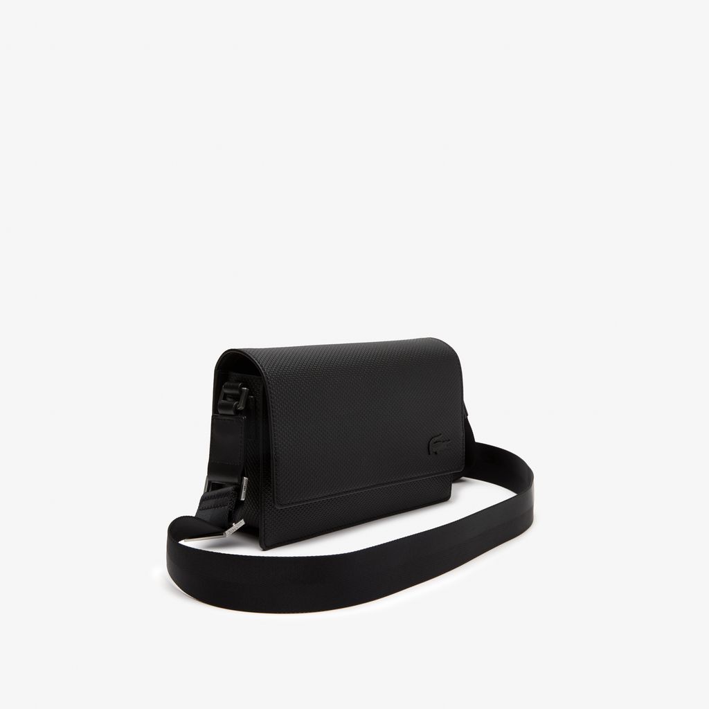 Túi Nắp Gập Lacoste Unisex Chantaco Chất Liệu Da