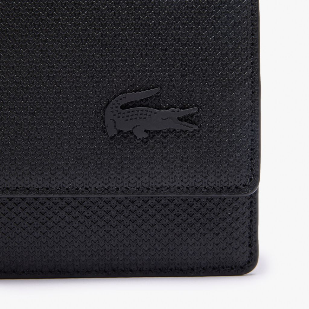 Túi Nắp Gập Lacoste Unisex Chantaco Chất Liệu Da