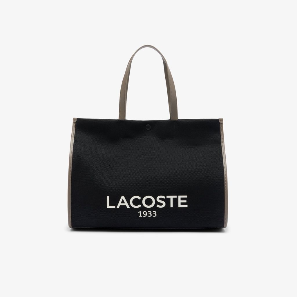 Túi Tote Lacoste Unisex Cỡ Lớn Chất Liệu Vải Canvas