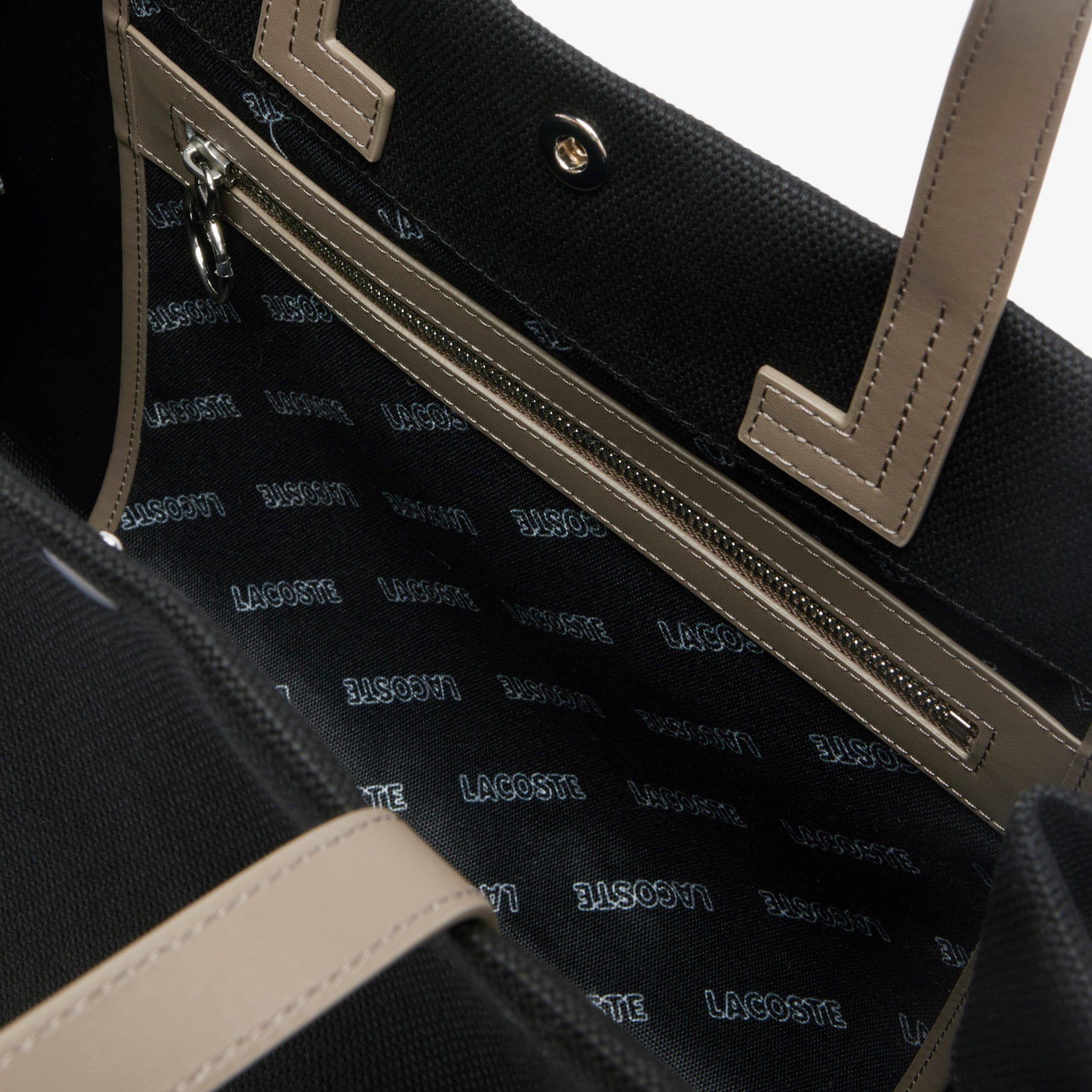 Túi Tote Lacoste Unisex Cỡ Lớn Chất Liệu Vải Canvas