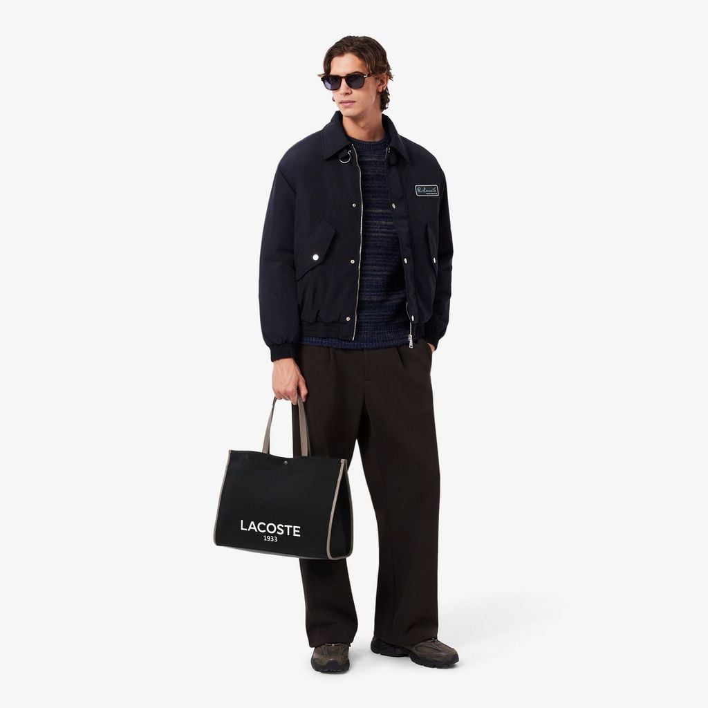 Túi Tote Lacoste Unisex Cỡ Lớn Chất Liệu Vải Canvas