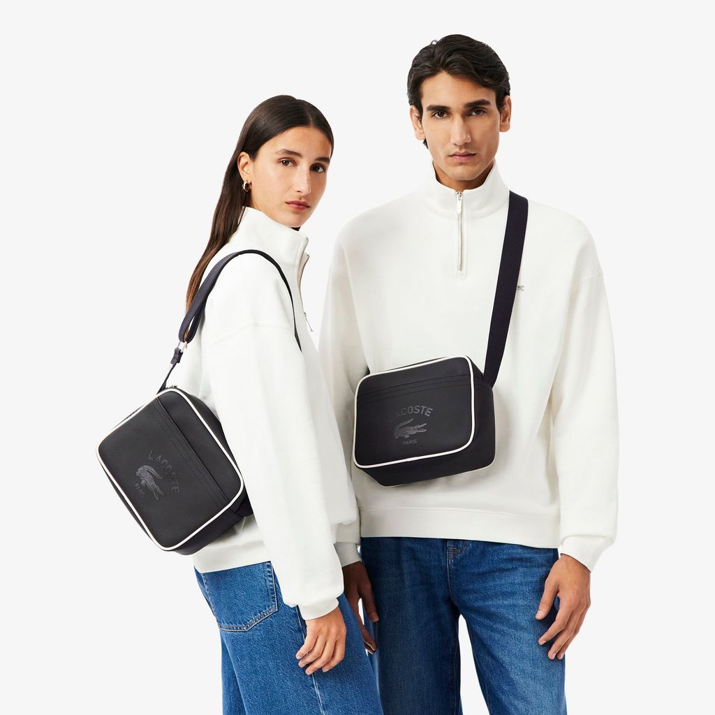 Túi Đeo Chéo Lacoste Unisex Club 1930 Chất Liệu Petit Piqué Cỡ Trung