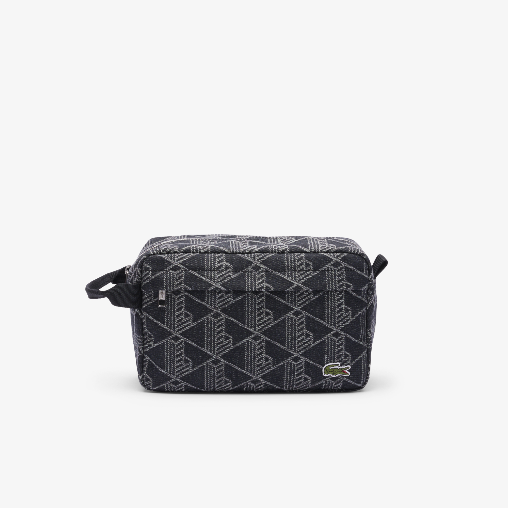 Túi Đựng Đồ Vệ Sinh Cá nhân Lacoste Unisex Neocroc Hoa Văn Jacquard