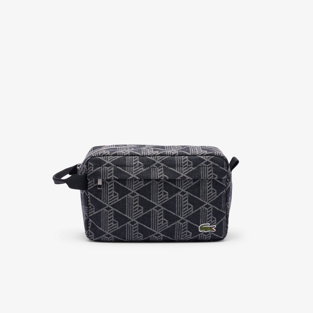 Túi Đựng Đồ Vệ Sinh Cá nhân Lacoste Unisex Neocroc Hoa Văn Jacquard