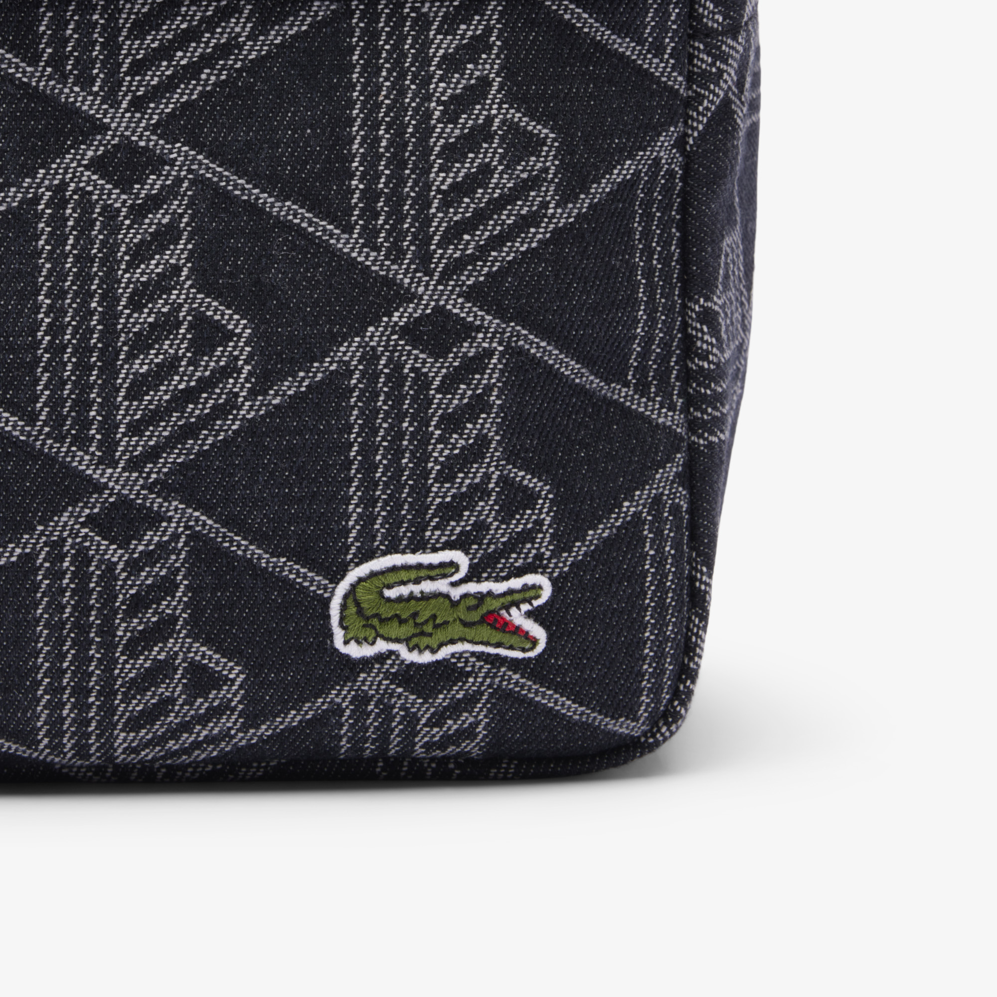 Túi Đựng Đồ Vệ Sinh Cá nhân Lacoste Unisex Neocroc Hoa Văn Jacquard