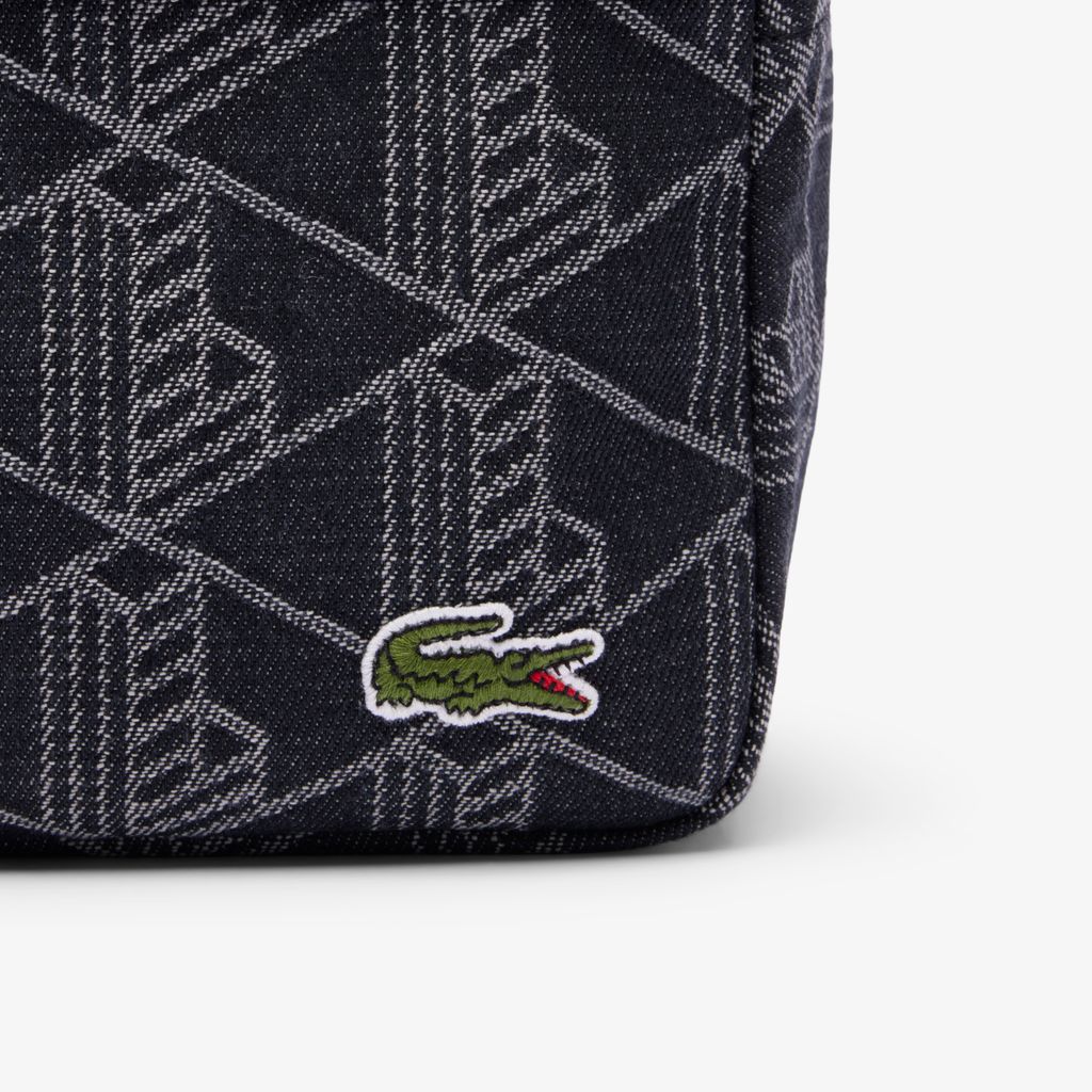 Túi Đựng Đồ Vệ Sinh Cá nhân Lacoste Unisex Neocroc Hoa Văn Jacquard
