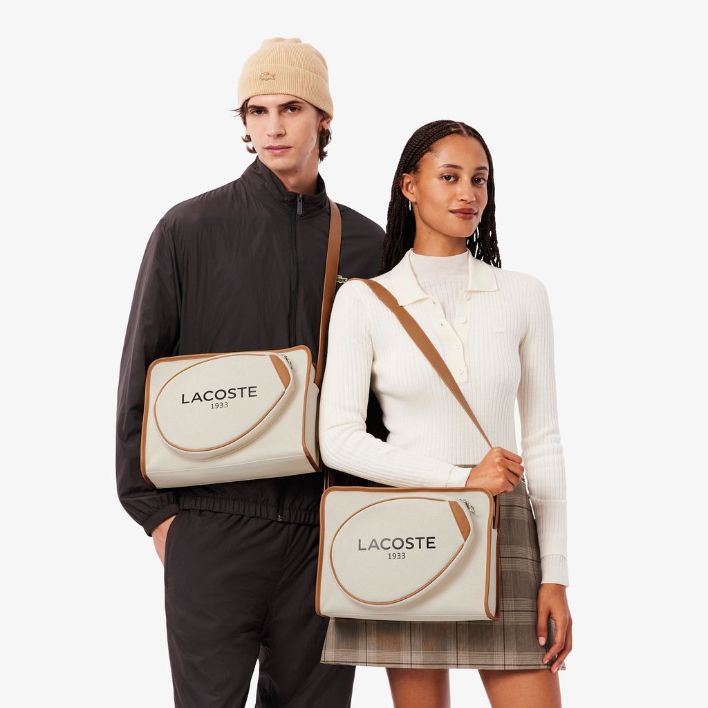 Túi Đeo Vai Lacoste Unisex Heritage Chất Liệu Canvas